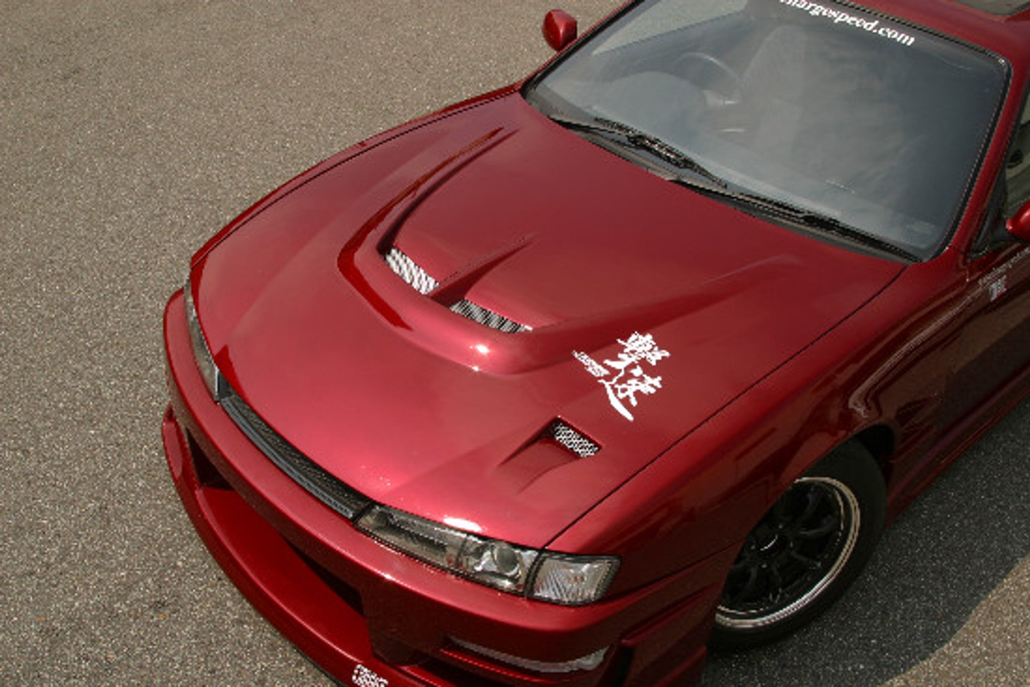 Charge Speed 1997-1998 Nissan 240SX S-14 Vented FRP Hood