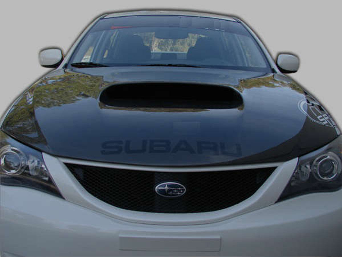 AC979HCJ - Advan Design 2008-2014 Subaru Impreza WRX STi JDM Weave Carbon Hood