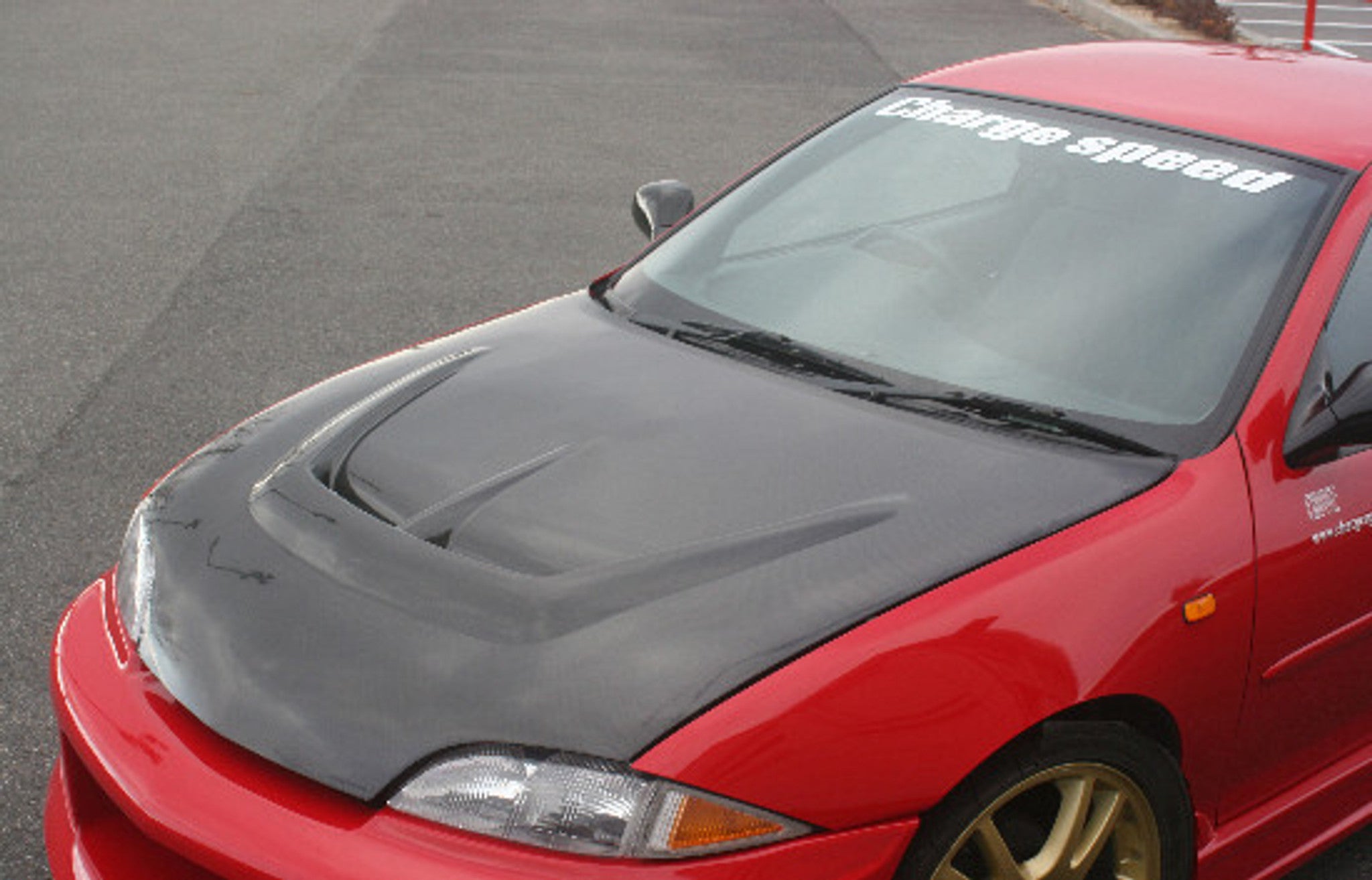 Charge Speed 1995-2002 Chevy Cavalier FRP Vented Hood