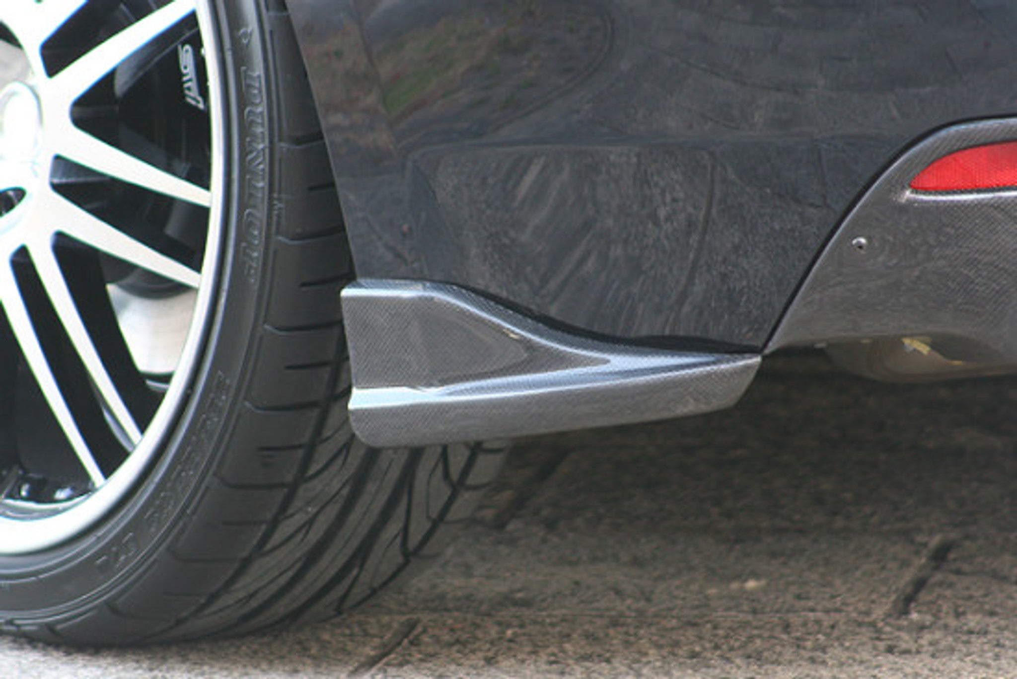 Charge Speed 2008-2014 Subaru WRX STi GR-B 5 Doors Hatchback Bottom Lines FRP Rear Caps