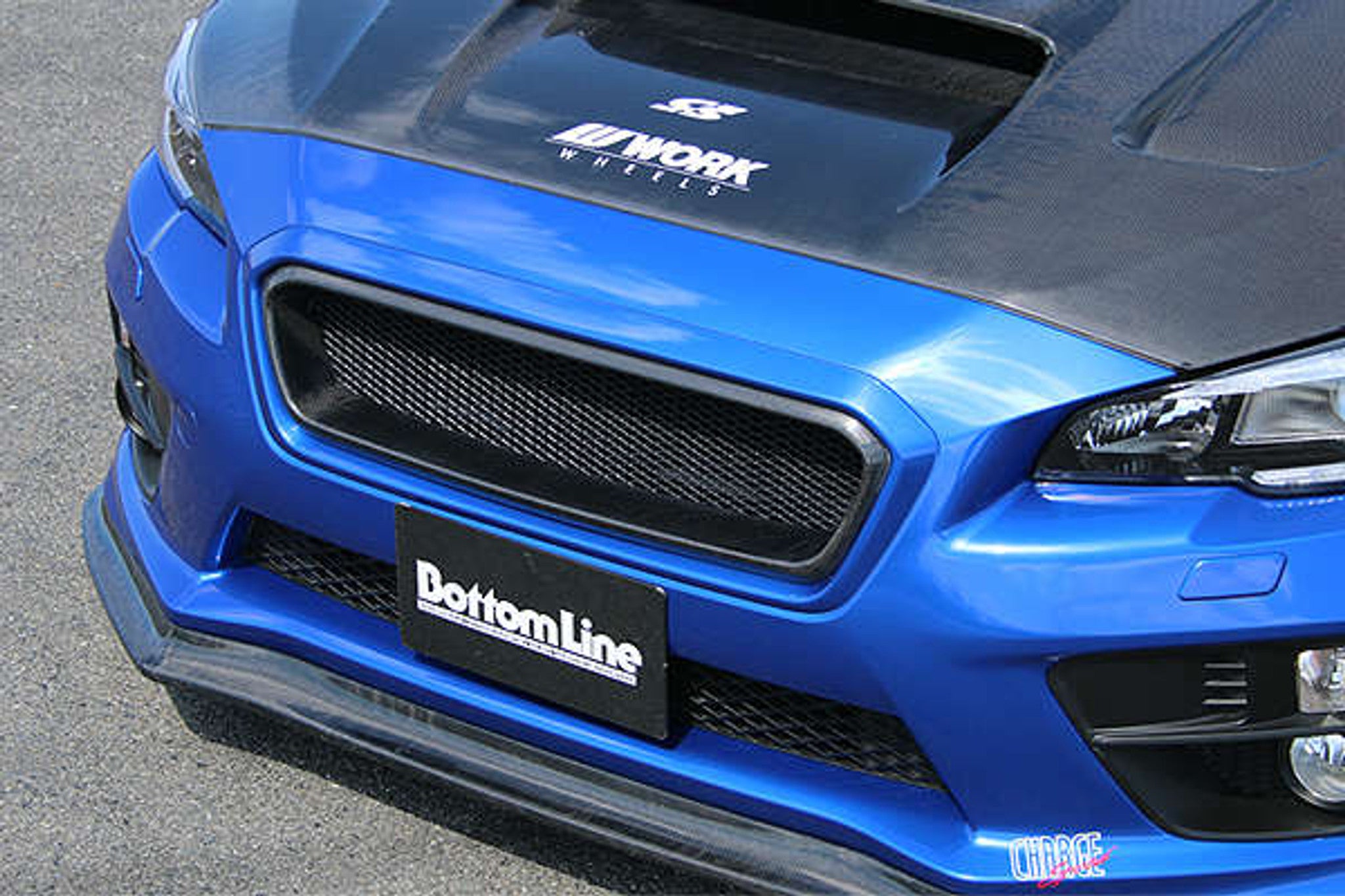 Charge Speed 2015-2017 Subaru WRX STi VA 4 Doors Sedan VA-B-C Carbon Front Grill