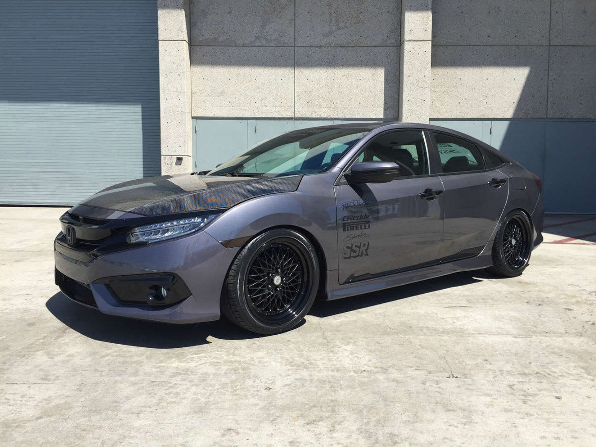 AC249HC - Advan OEM Design 2016-2020 Honda Civic Sedan Hood