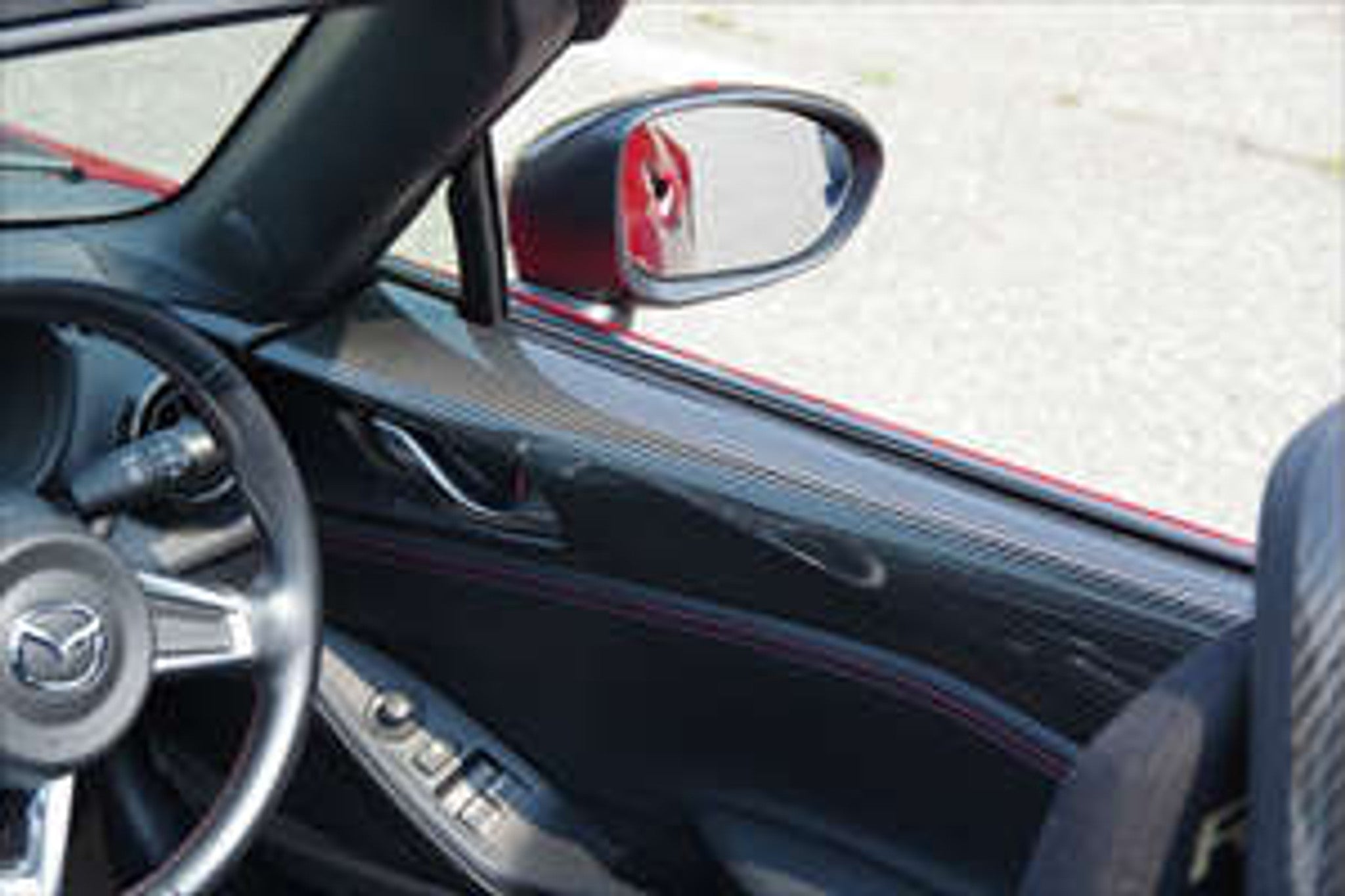 Charge Speed 2016-2023 Mazda Miata MX5 ND Door Interior DRY Carbon Cowl