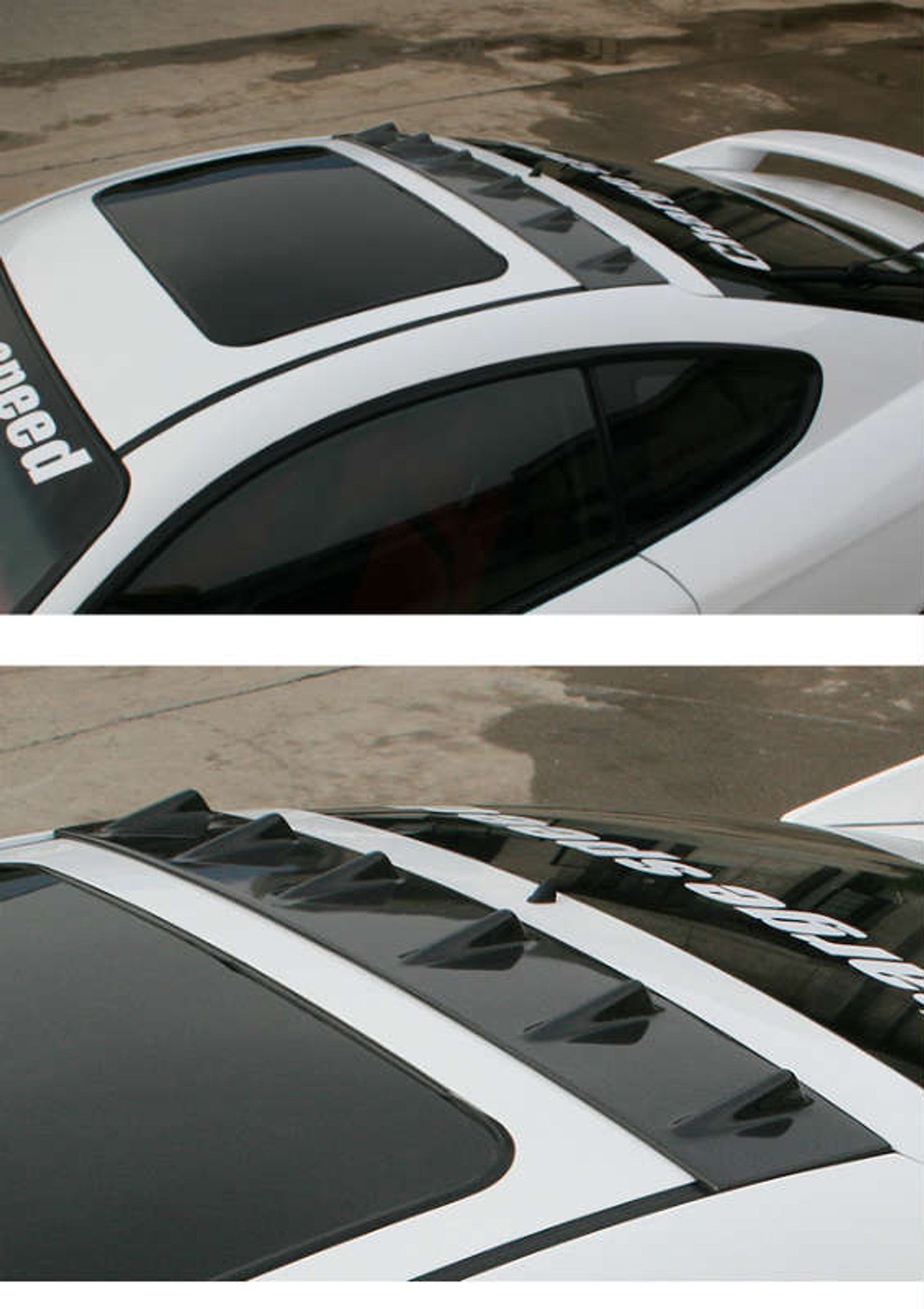 Charge Speed 2003-2006 Hyundai Tiburon GK Coupe Roof Fin Carbon