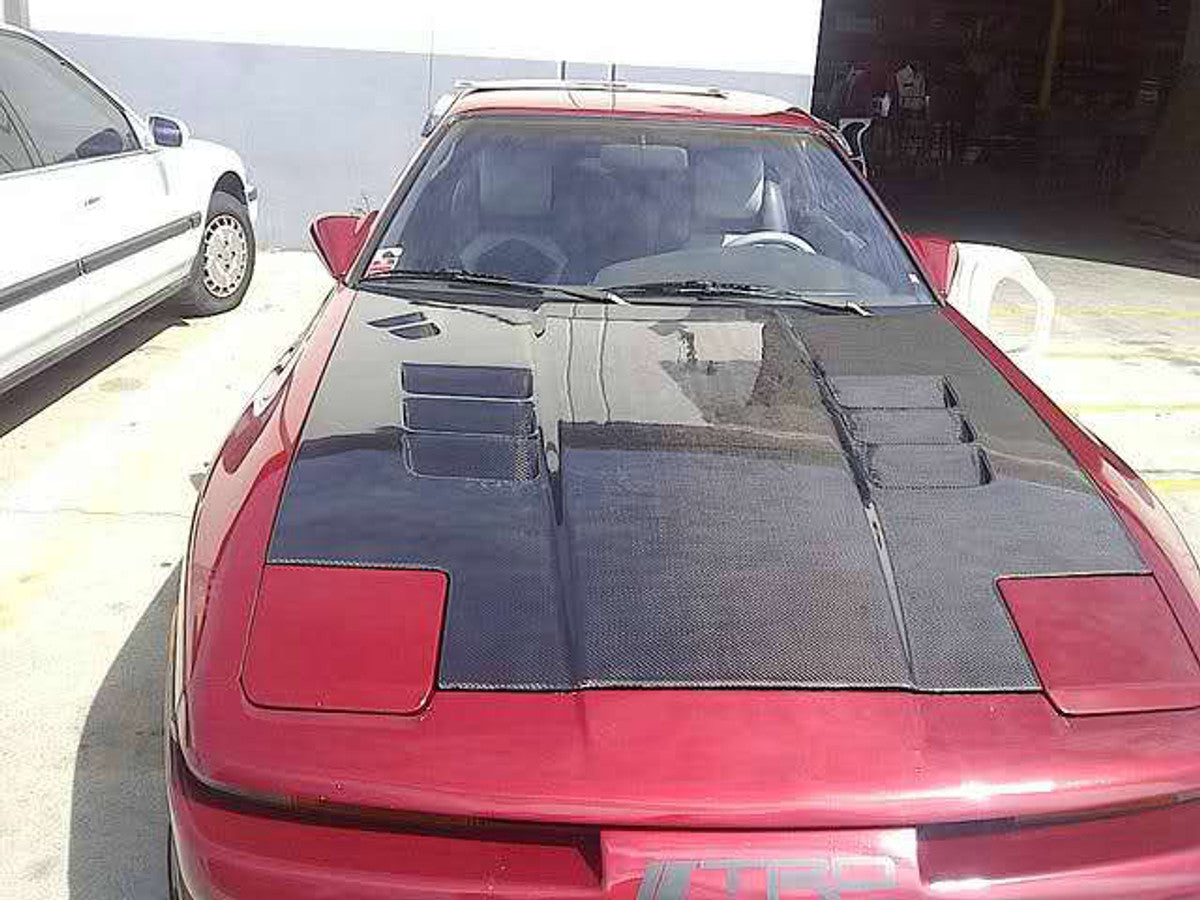 AC868HCV - Advan TS Design 1986-1992 Toyota Supra MK-III Carbon Hood