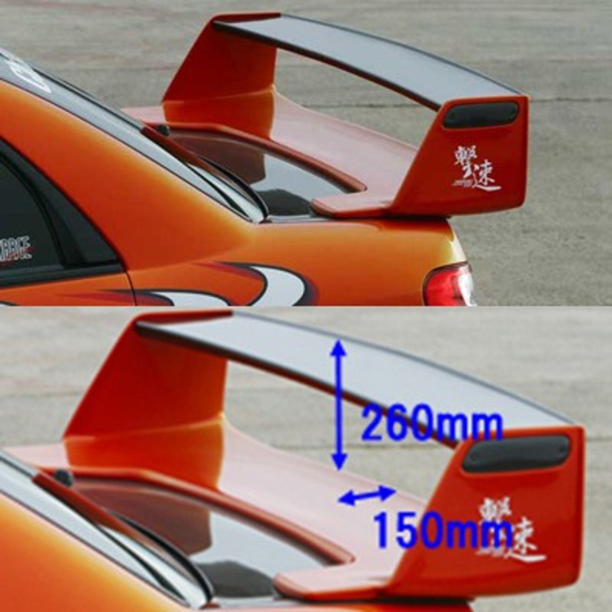 Charge Speed 2002-2007 Subaru WRX WR Wing Full FRP