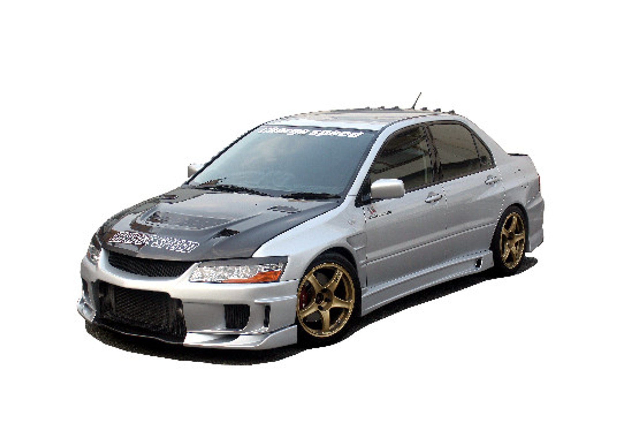 Charge Speed 2002-2007 Mitsubishi Lancer Evo VII, VIII & IX Type-2 Full Kit Without Carbon Diffuser