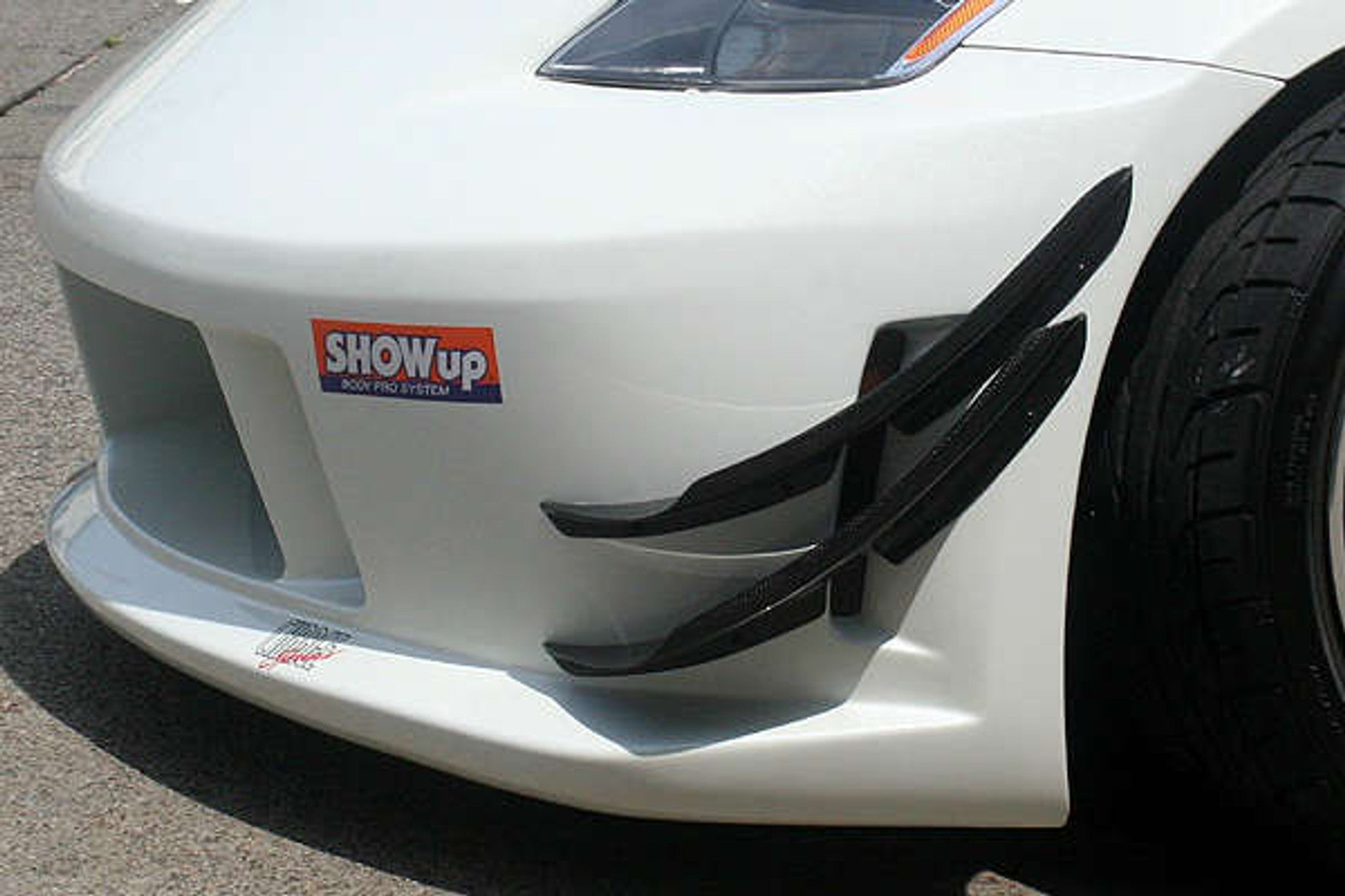 Charge Speed 2003-2008 Nissan 350Z FRP Upper and Lower Canard Kit MADE ONLY FOR THE Charge Speed TYPE1 FRONT BUMPER