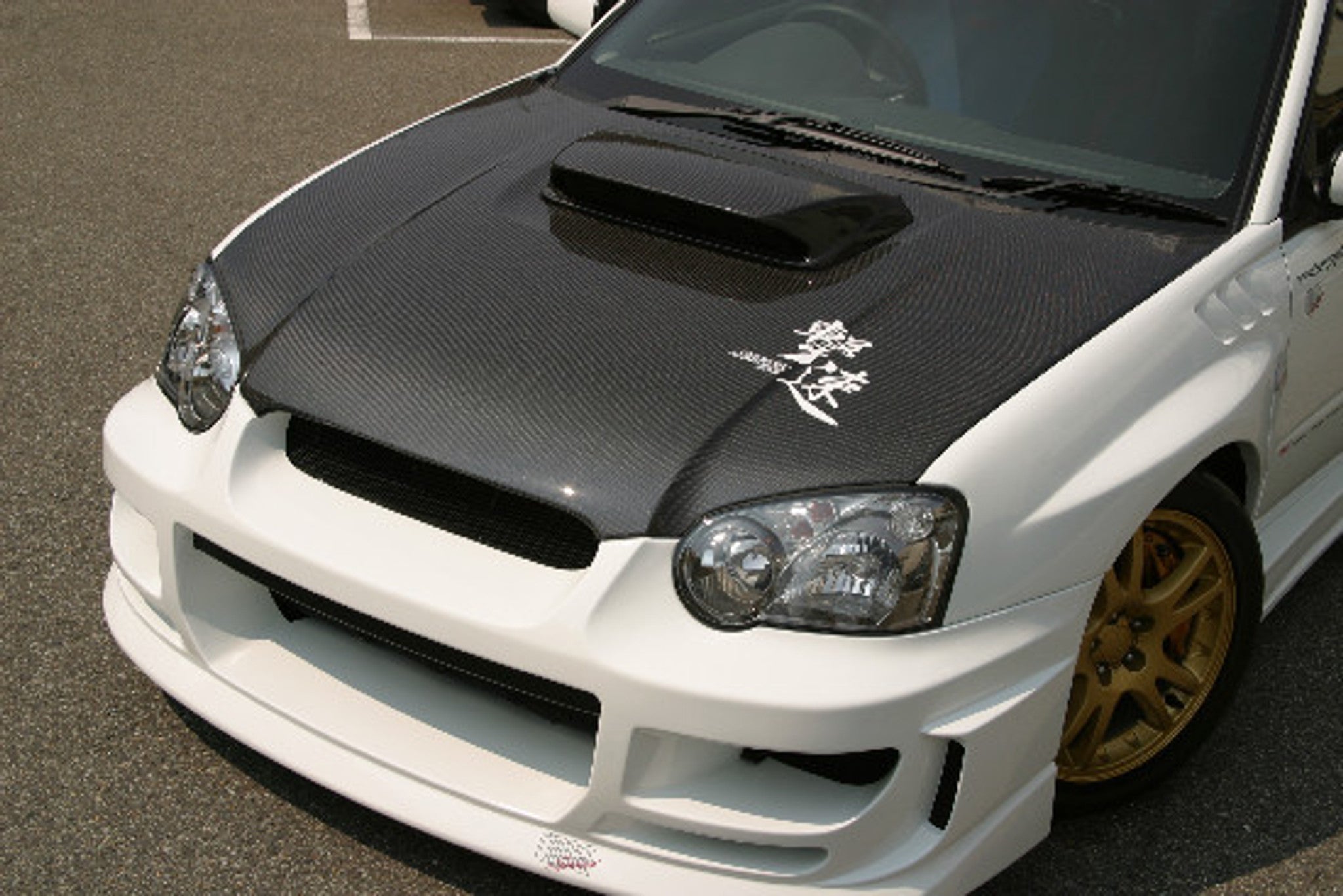 Charge Speed 2004-2005 Subaru Impreza WRX GD-B Middle Term OEM Carbon Hood