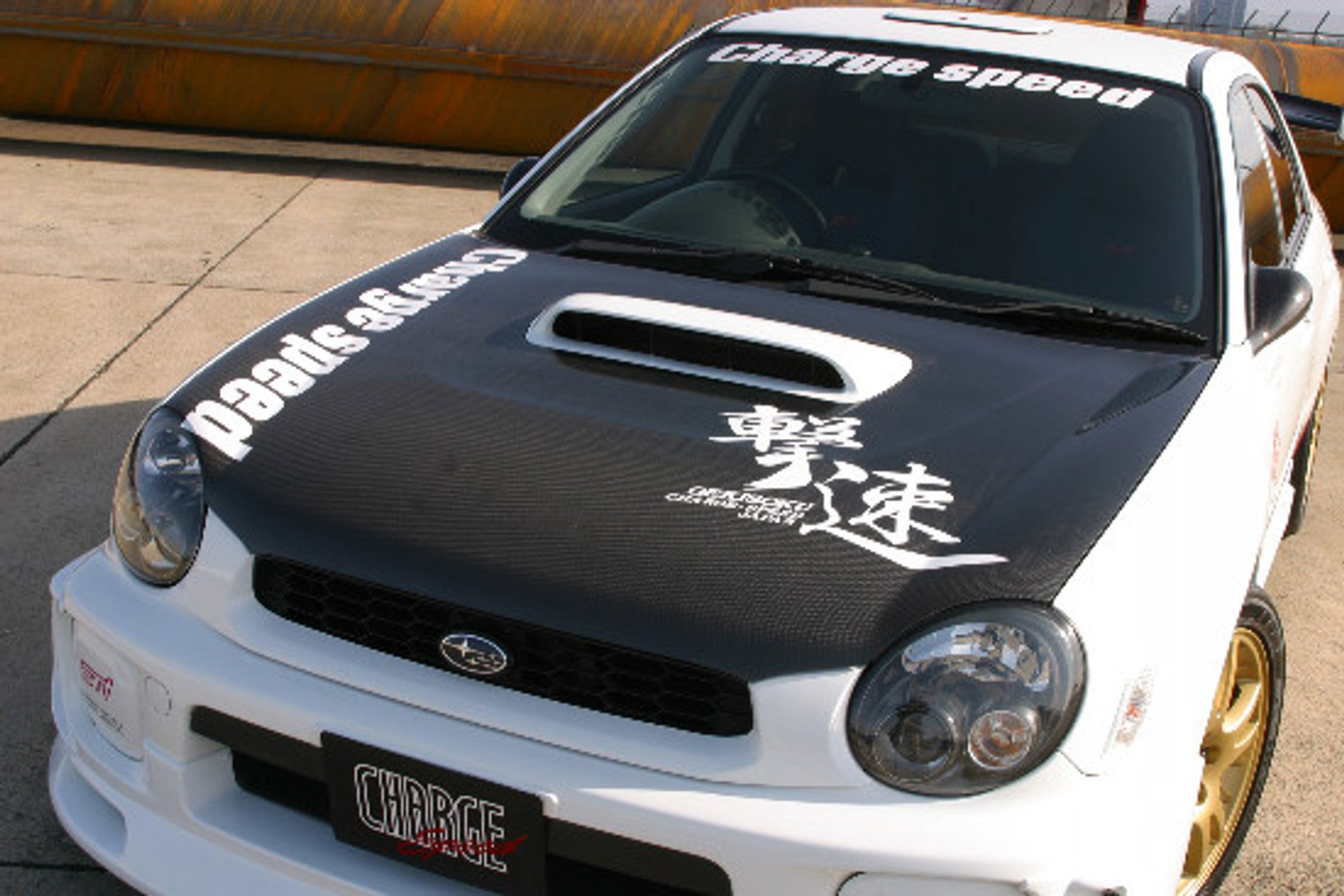 Charge Speed 2002-2003 Subaru Impreza WRX GD-B Zenki OEM Carbon Hood