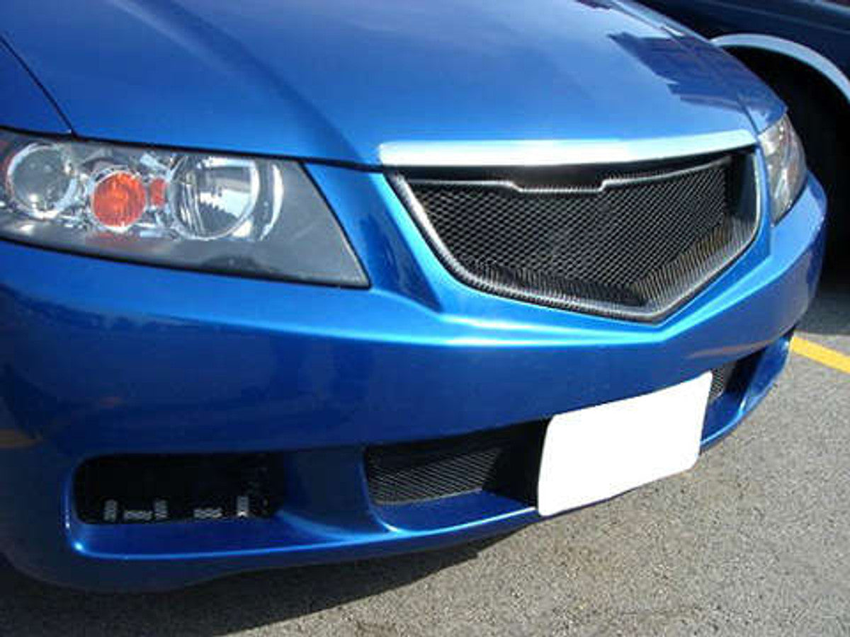 AC320GRMC - Advan Techno-R Design 2004-2005 Acura TSX Carbon Front Grill