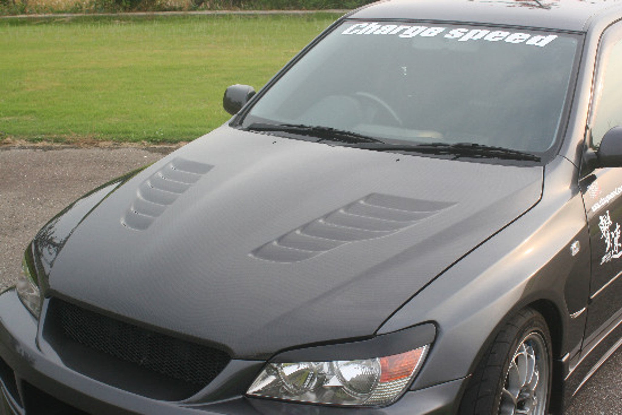 Charge Speed 2000-2005 Lexus IS-300 Vented FRP Hood