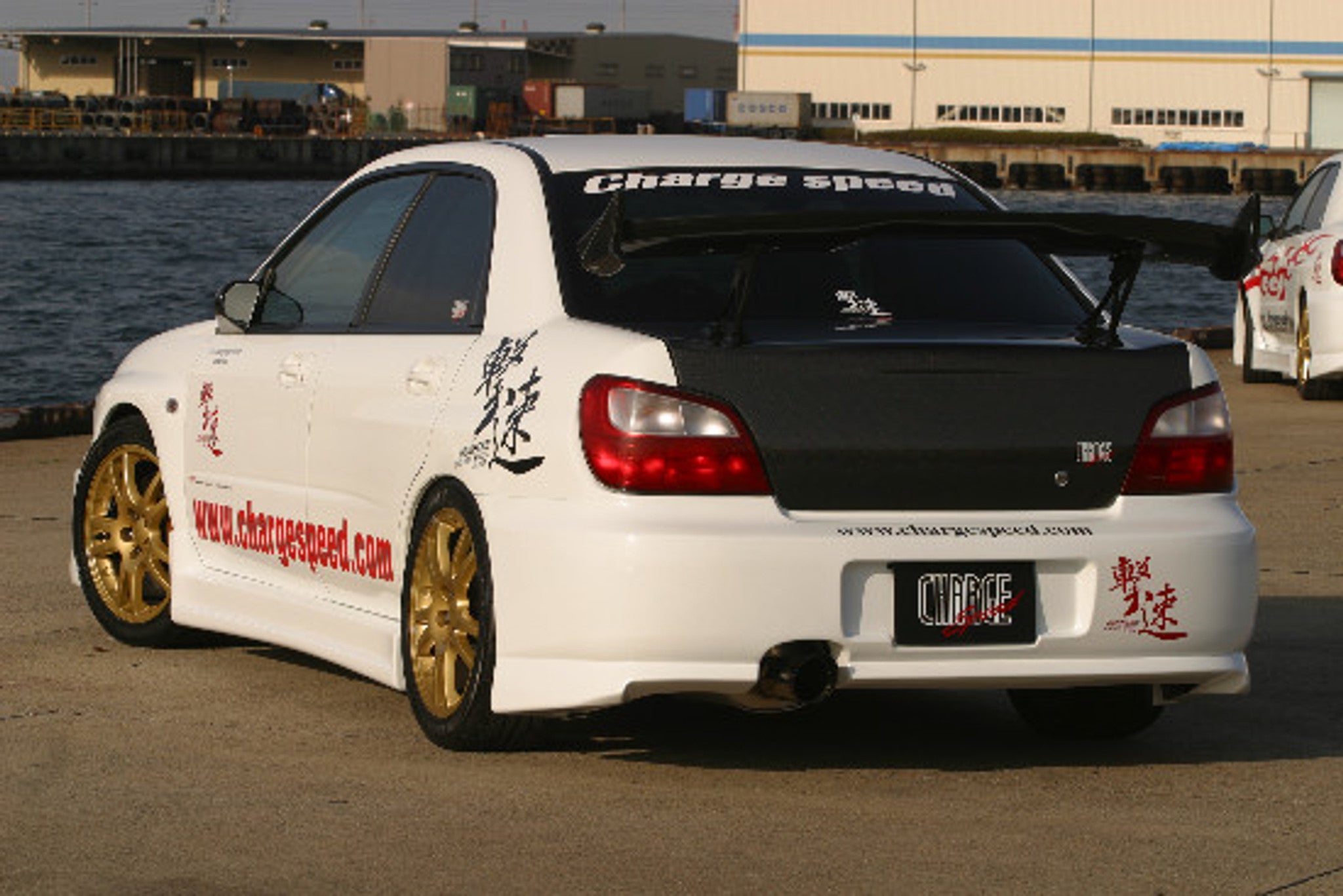 Charge Speed 2002-2003 Subaru Impreza GD-A 4Dr. Zenki/ Round Eye Model Type-1 Rear Bumper