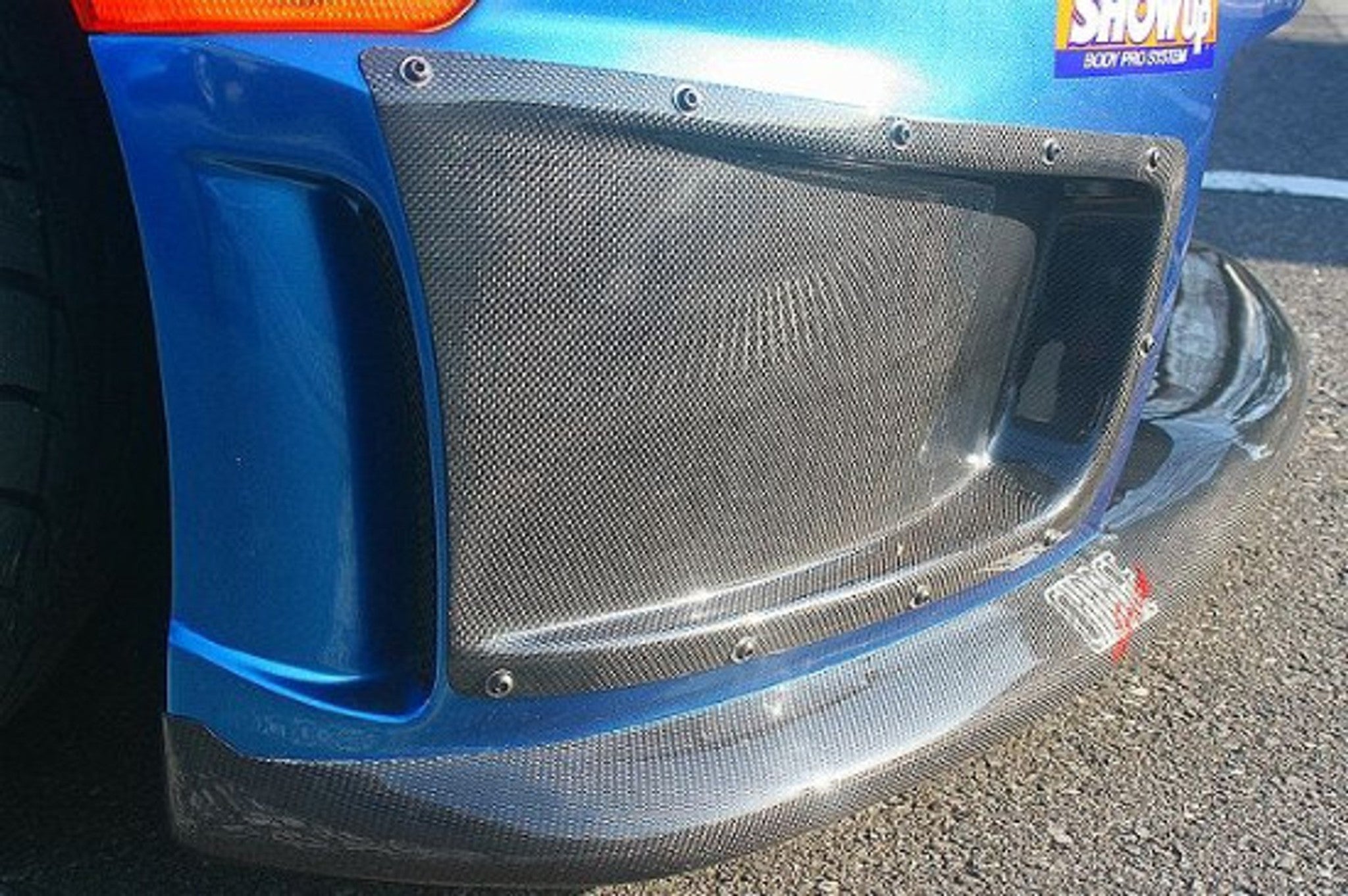 Charge Speed 2003-2007 Infiniti G-35 Coupe Carbon Center Cowl Covers For Front Bumper