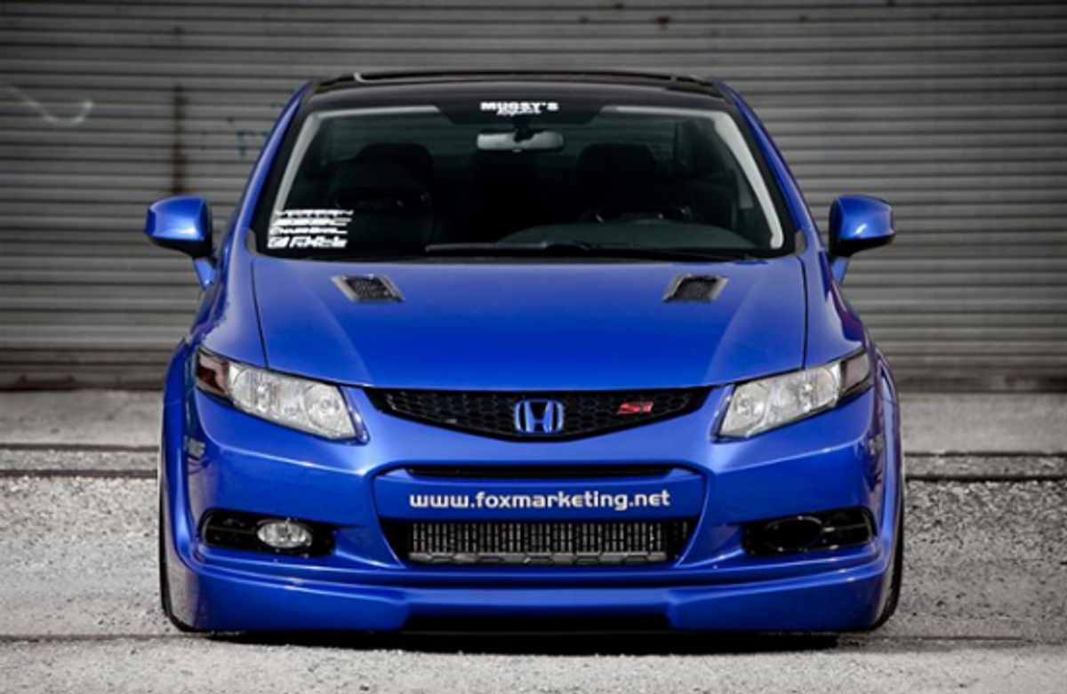 AC245HCM - Advan MGN Design 2012-2013 Honda Civic Coupe Carbon Hood