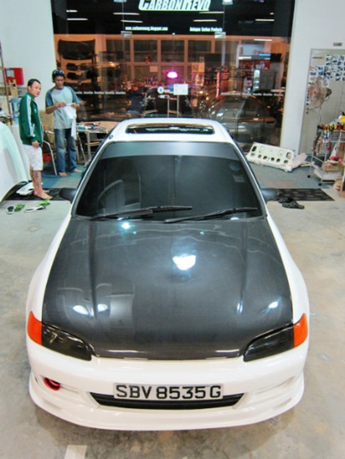 AC214HC - Advan OEM Design 1992-1995 Honda Civic 4Dr. Carbon Fiber Hood