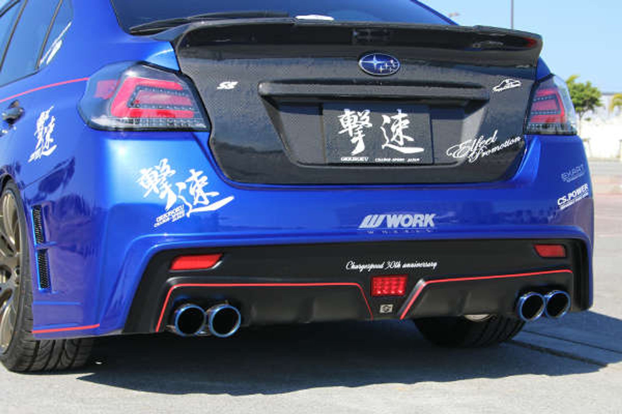 Charge Speed 2015-2021 Subaru WRX/ STi  VA S4 Type-1 Rear Bumper