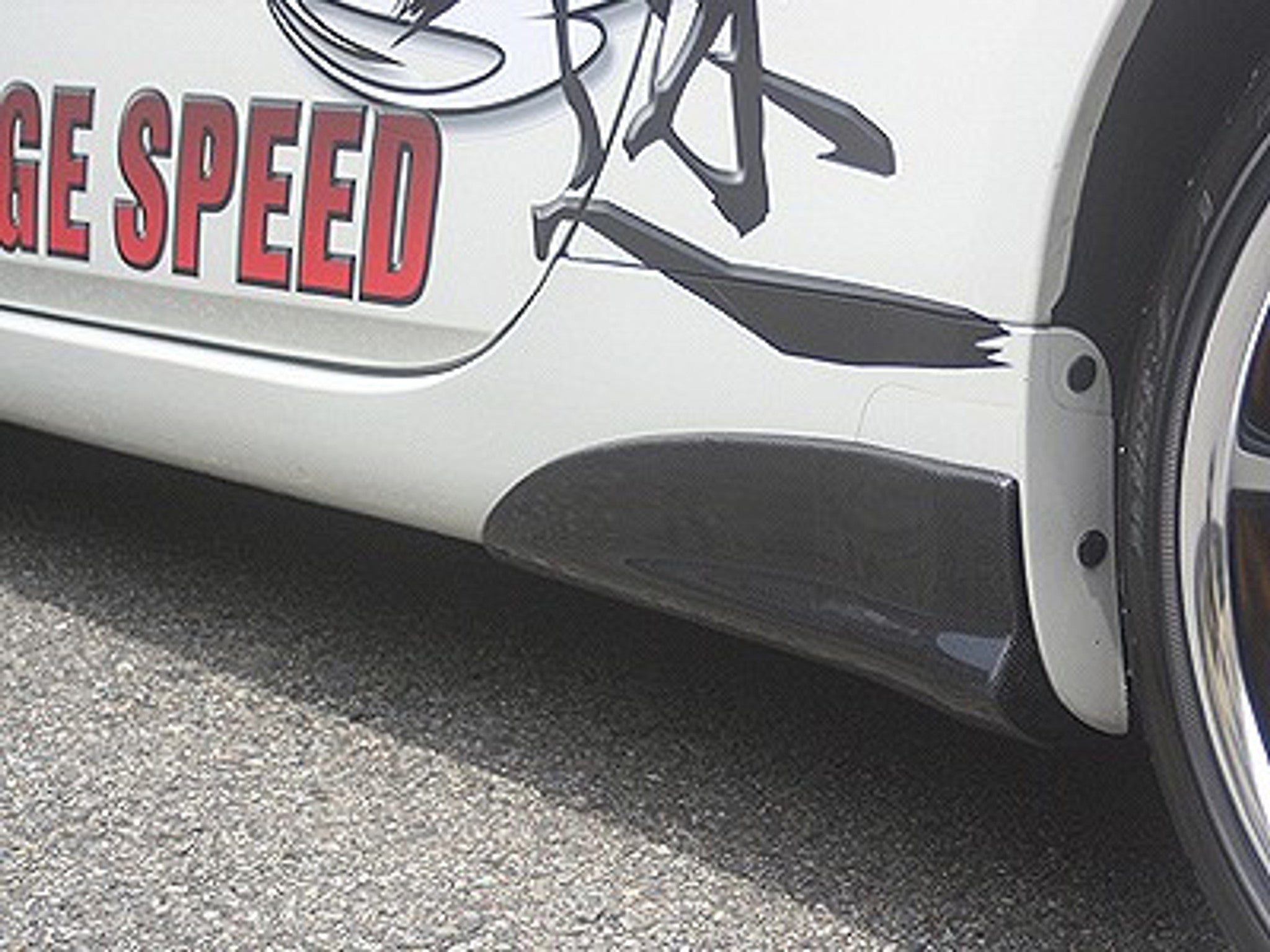 Charge Speed 2003-2008 Nissan 350Z Side Cowl Rear Quarter Sides Carbon
