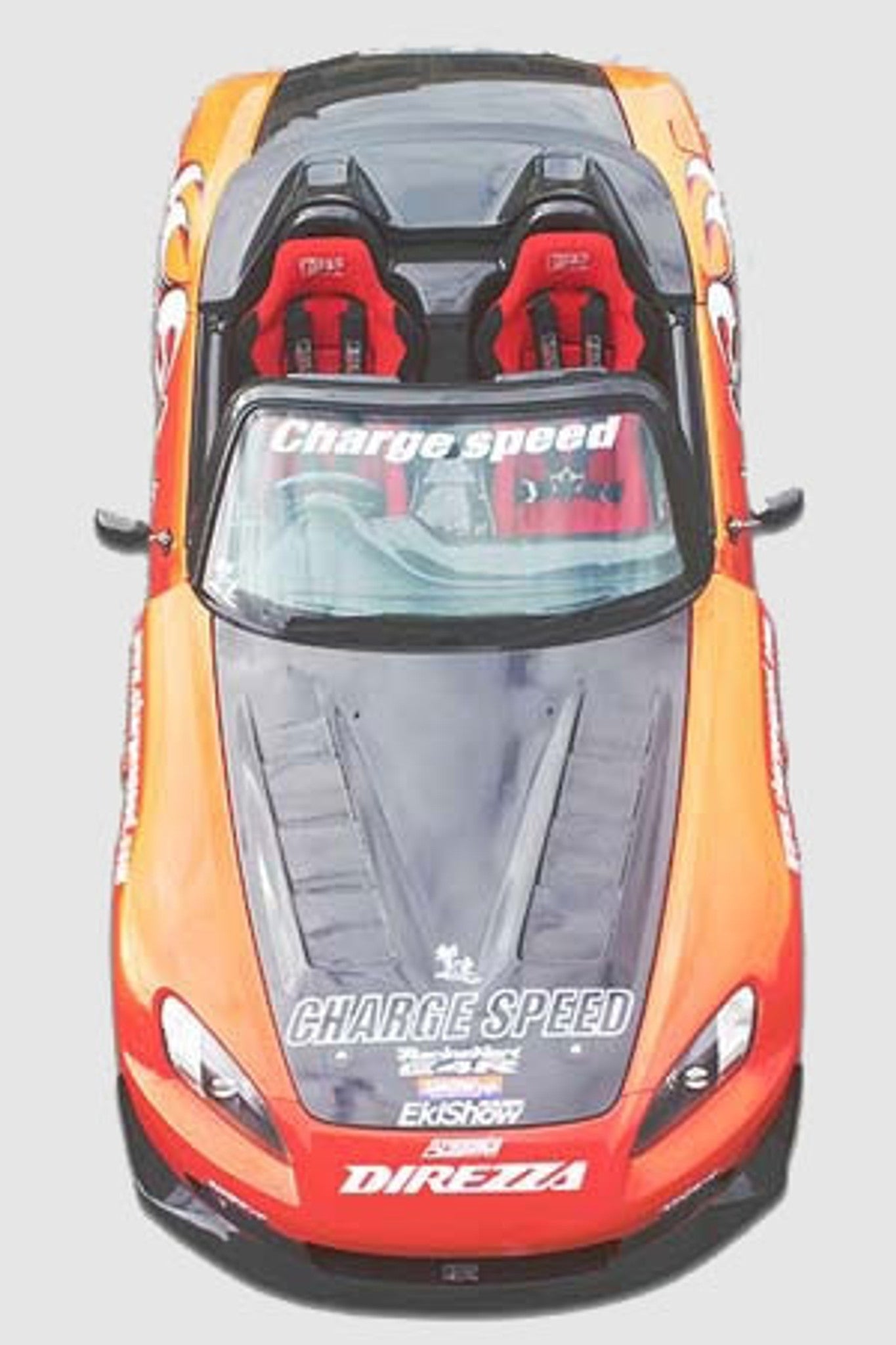 Charge Speed 2000-2009 Honda S2000 AP-/21 Vented FRP Hood