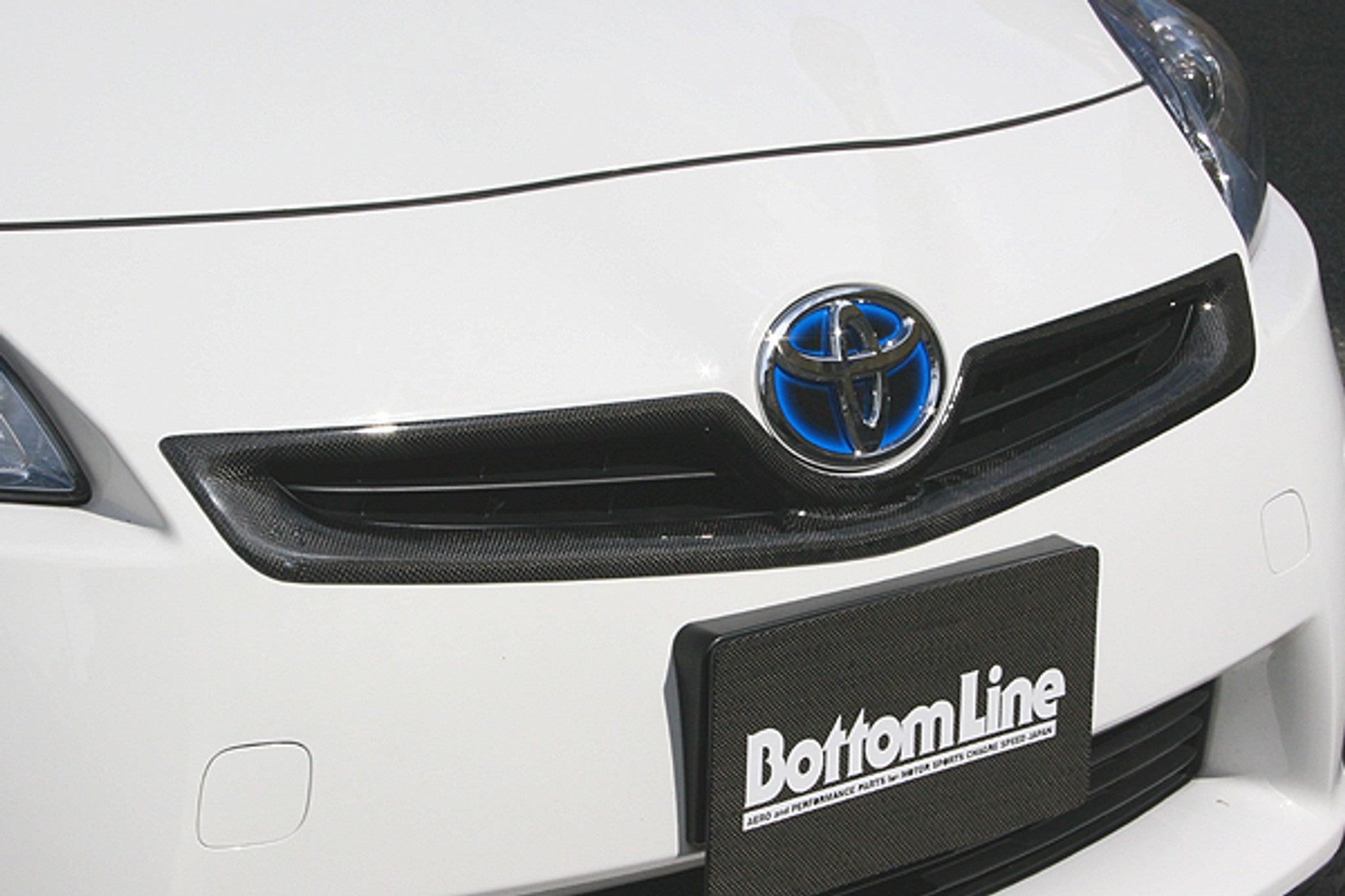 Charge Speed 2010-2011 Toyota Prius Zenki XW30 Front Grill Cowl Carbon
