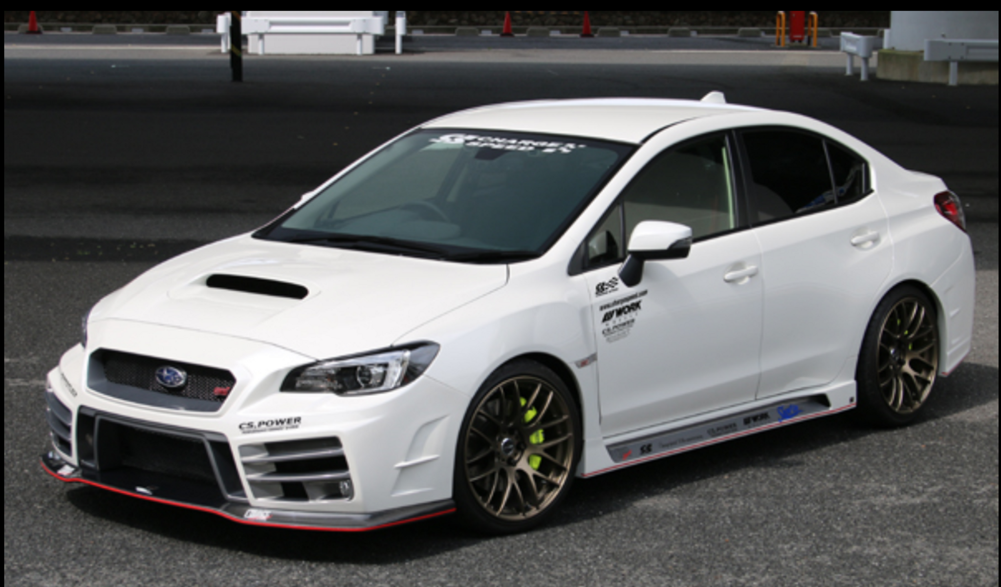Charge Speed 2015-2021 Subaru WRX/ STi VA S4 Type-3A Front Bumper with CARBON FRONT LIP