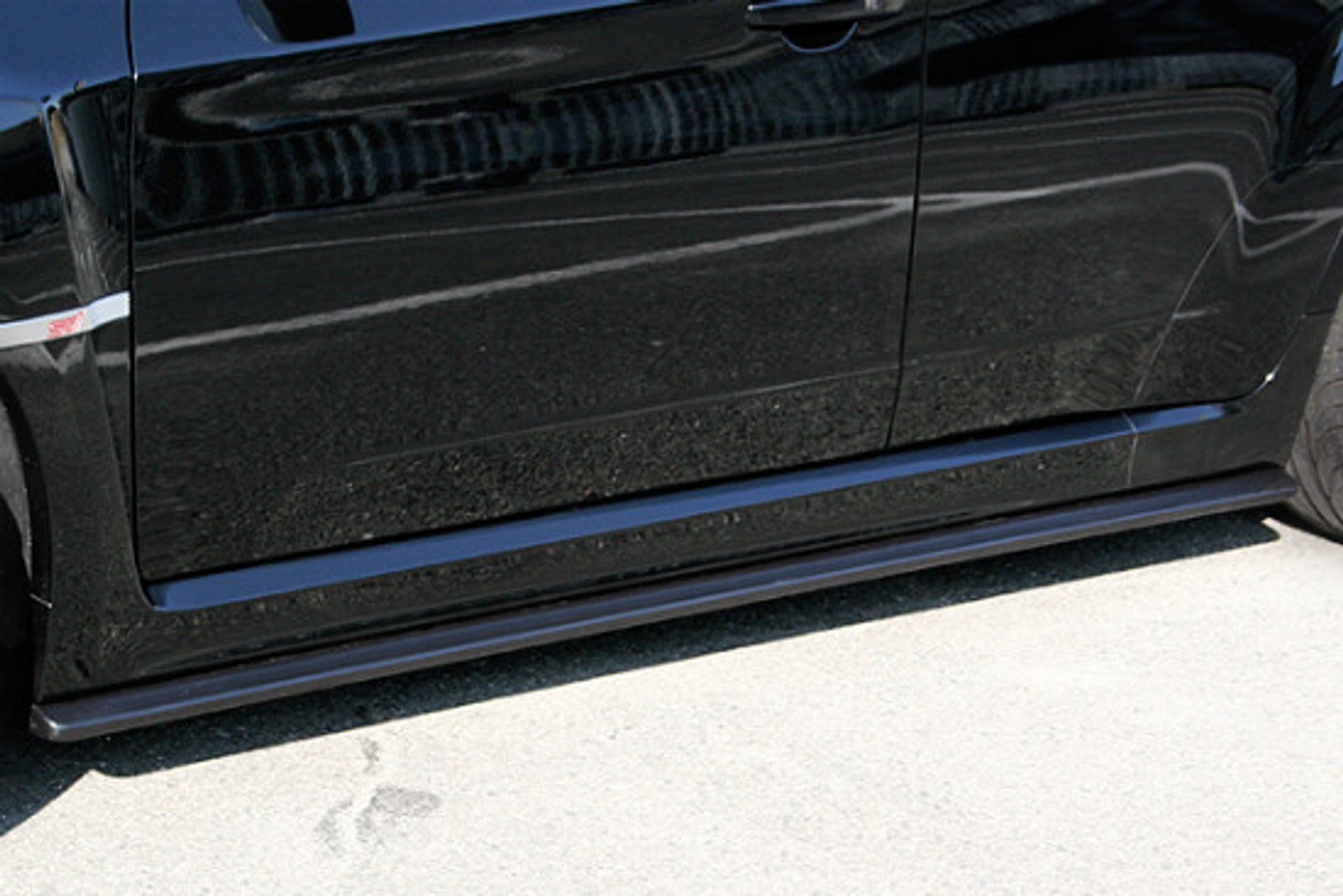 Charge Speed 2008-2014 Subaru WRX STi GR-B/ GV Sedan Bottom Lines Type 1 Carbon Side Skirts