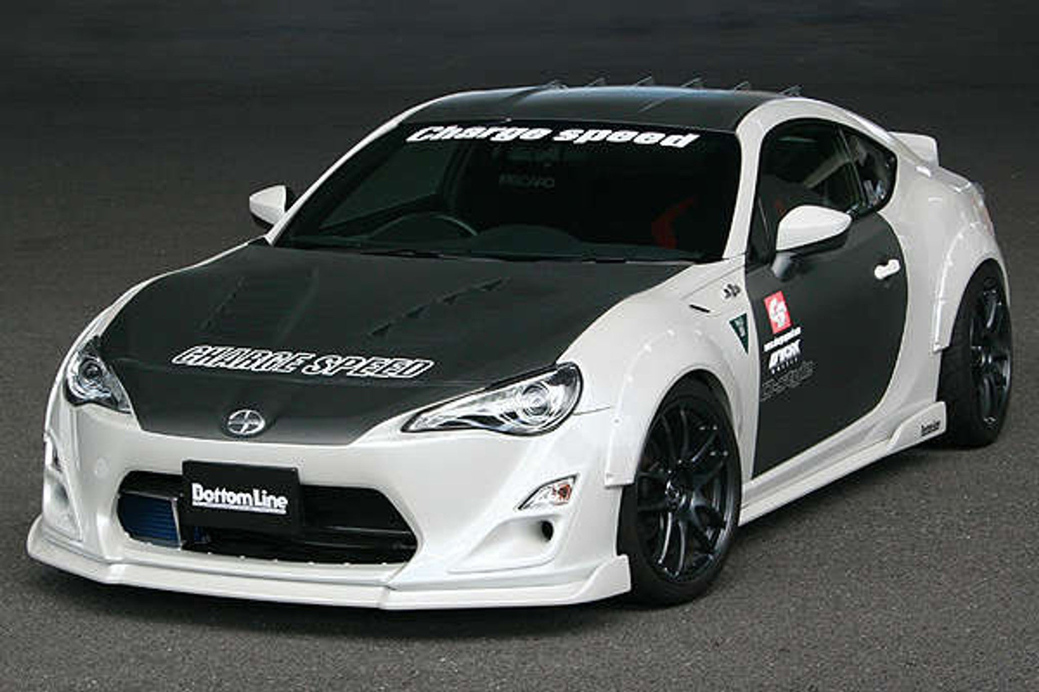 Charge Speed 2013-2016 Scion FR-S FT-86 Model Bottom Lines Type 2 FRP Complete Kit With Over Fenders Kit