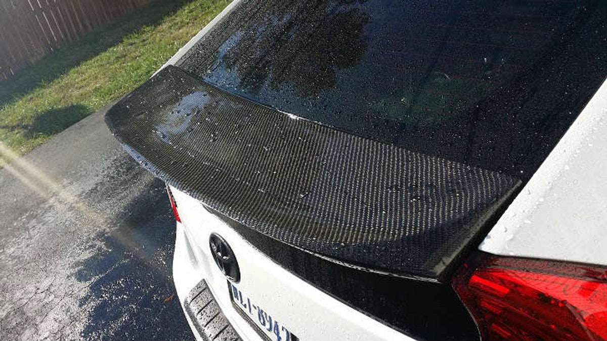 AC839RWC - Advan Design 2010-2015 Toyota Prius 3rd Gen XW-30 Carbon Fiber Ducktail Wing