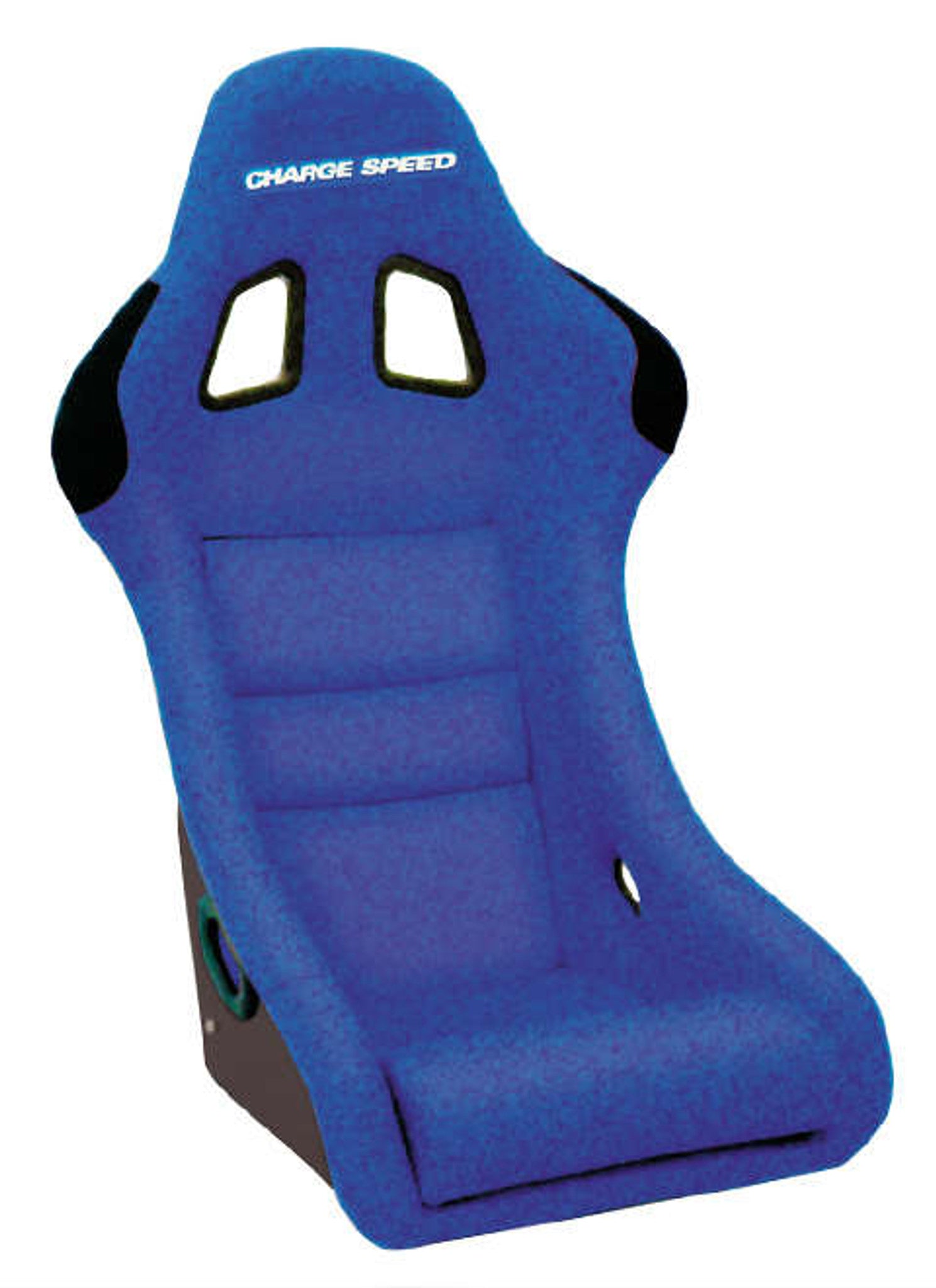 Charge Speed Bucket Racing Seat Shark Type Kevlar Blue