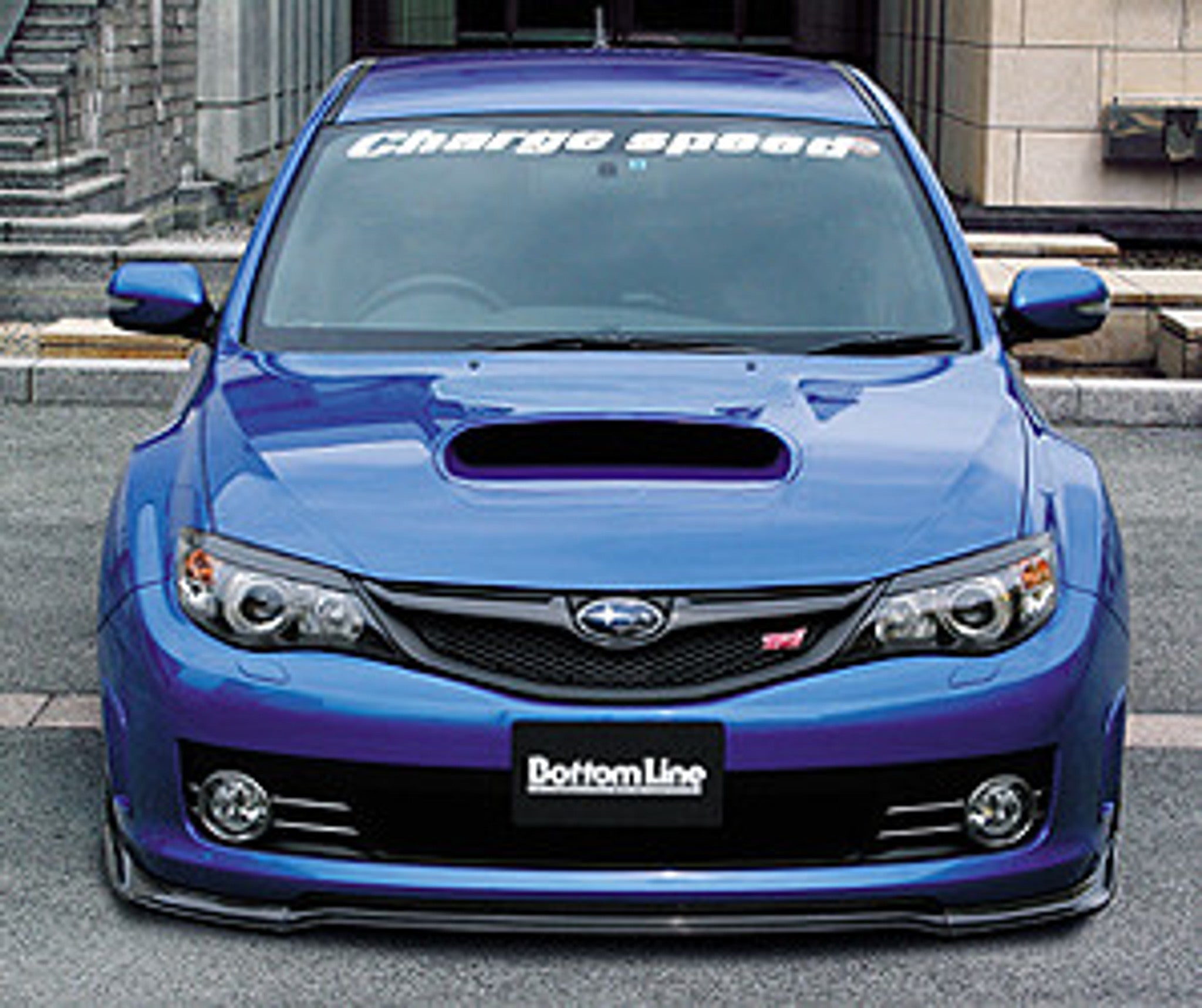 Charge Speed 2008-2010 Subaru WRX STi GR-B Hatchback BottomLine Type 2 Front Lip for STi