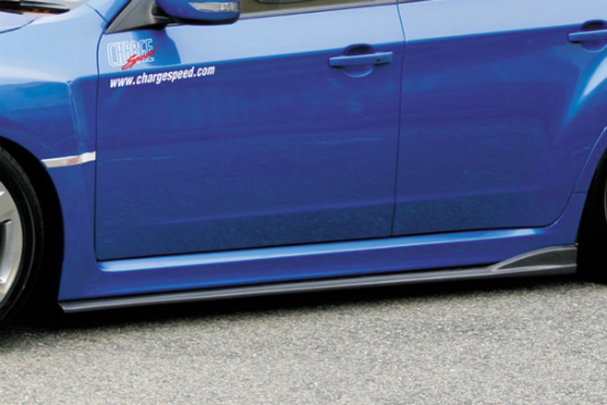 Charge Speed 2008-2014 Subaru WRX STi GR Hatchback/ GV Sedan Bottom Lines Type-2 Carbon Side Skirts