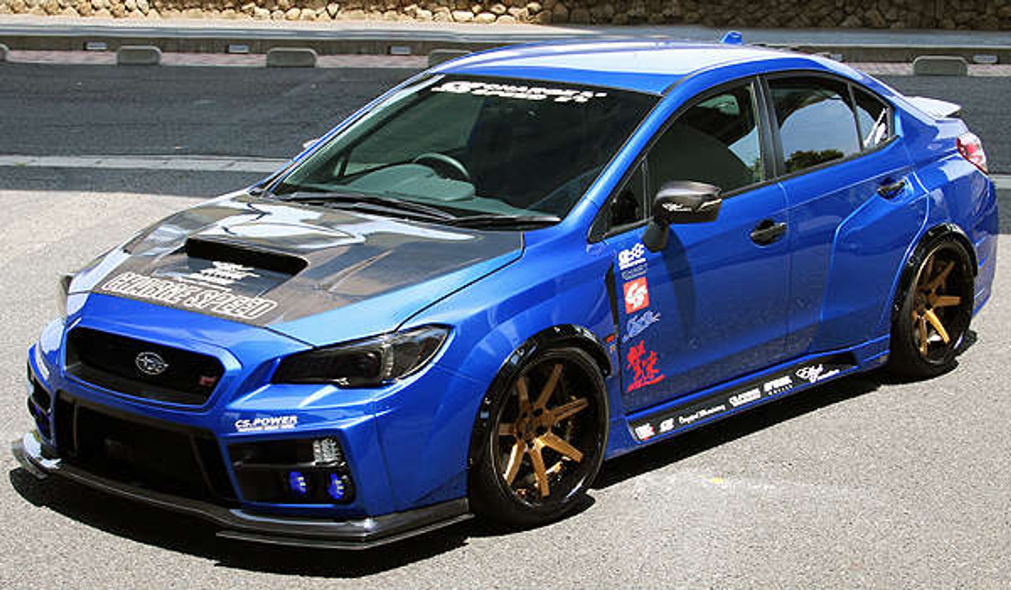 Charge Speed 2015-2021 Subaru WRX/ STi Type 1A Wide Body Complete Kit with Type A CARBON FRONT LIP