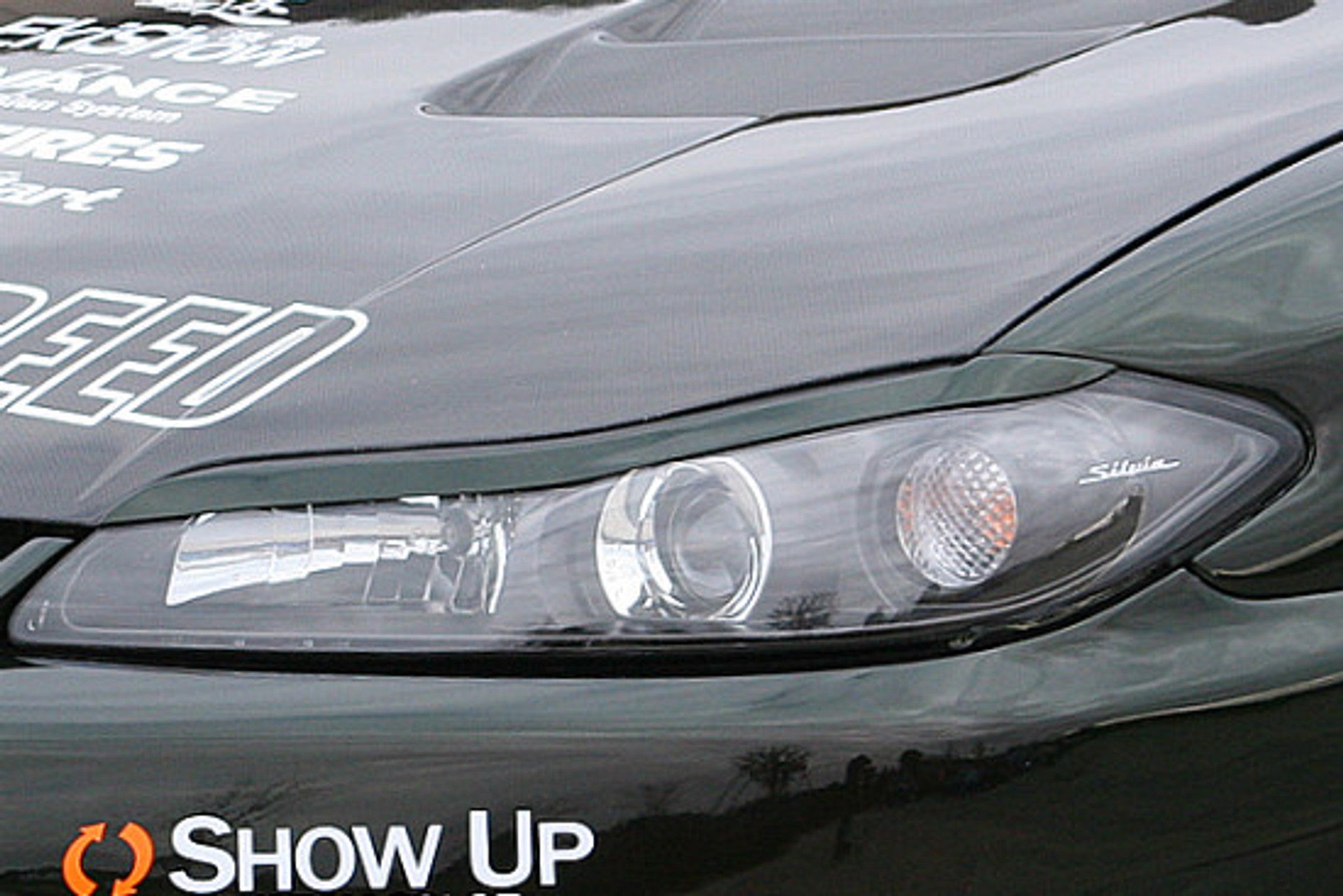 Charge Speed 1999-2005 Nissan S-15 Headlight Carbon Eye Brows