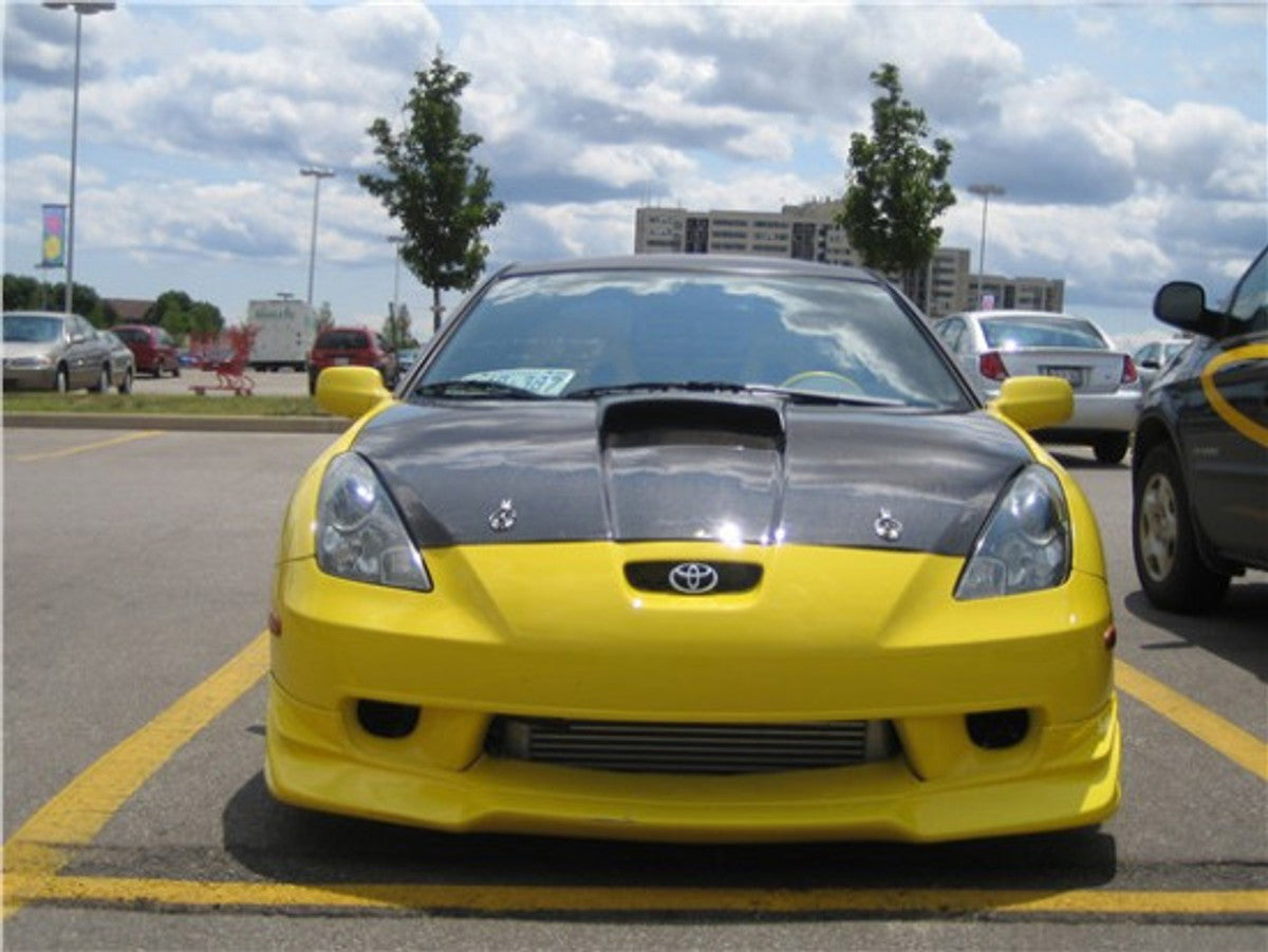 AC875HCH - Advan OEM Design 2000-2005 Toyota Celica Carbon Hood With 2" Raised Scoop