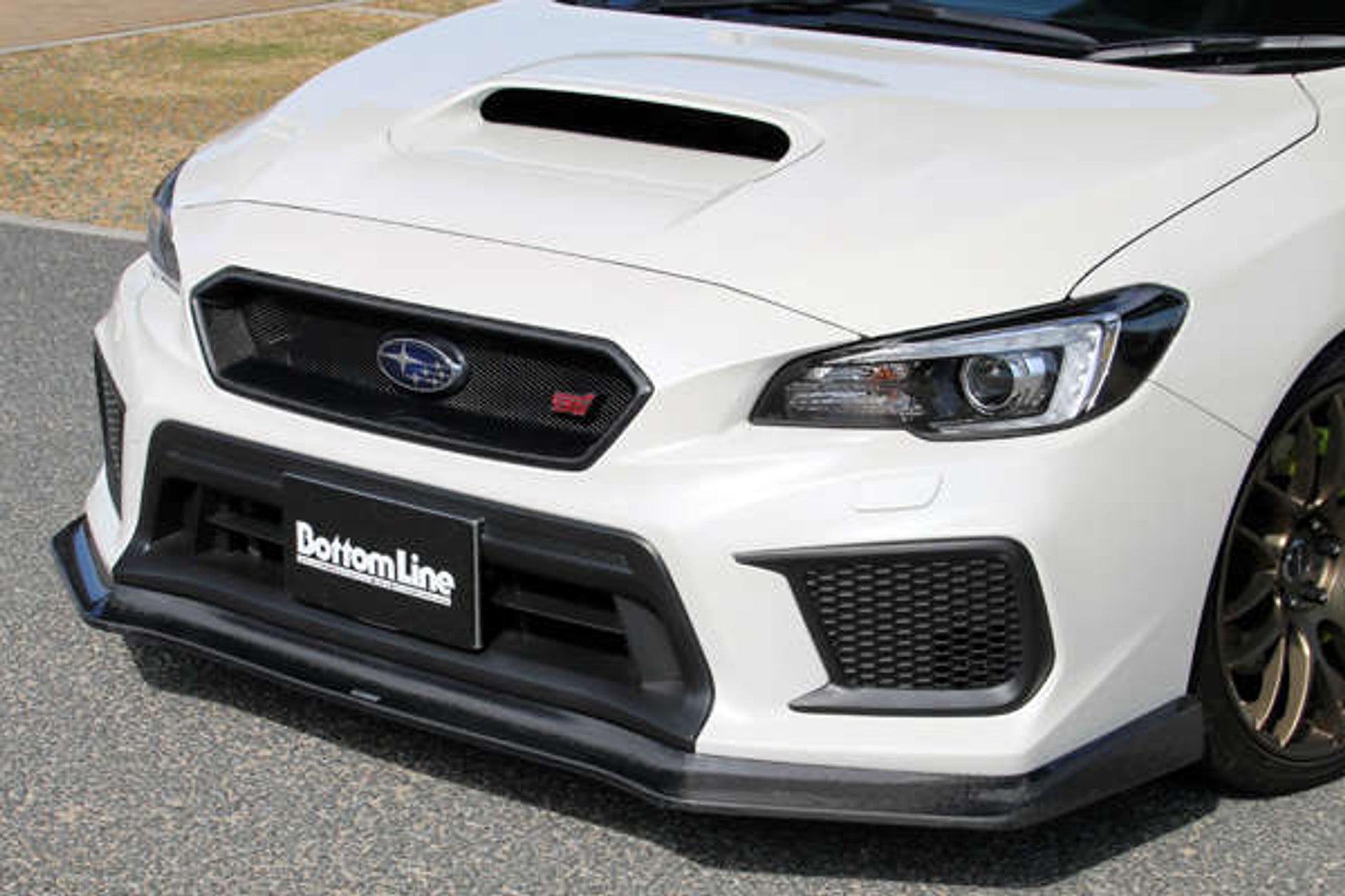 Charge Speed 2018-2021 Subaru WRX STi VA & S4 4D BottomLine Carbon T-1 Front Lip