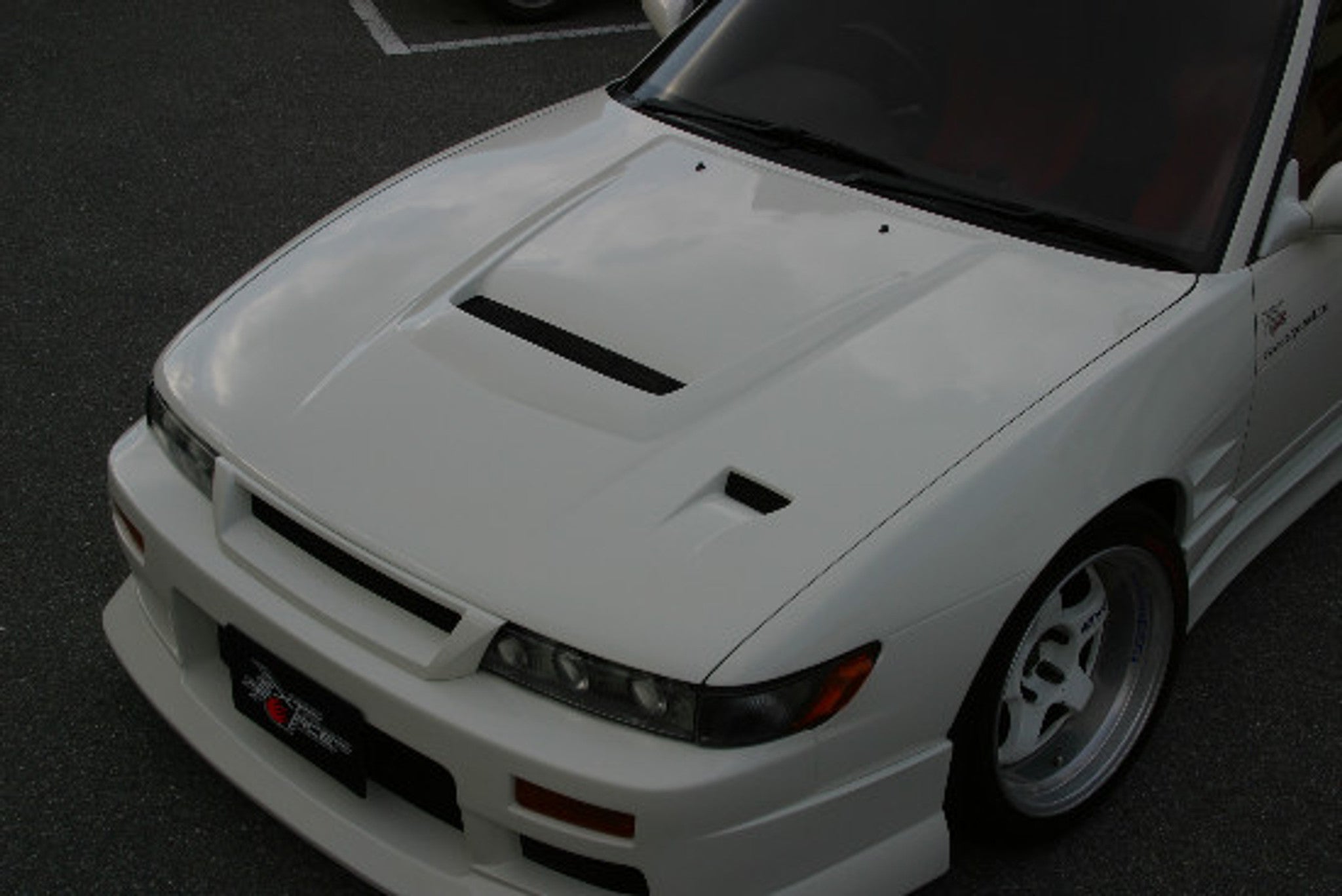 Charge Speed 1989-1994 Nissan 240SX Silvia JDM Vented Hood FRP