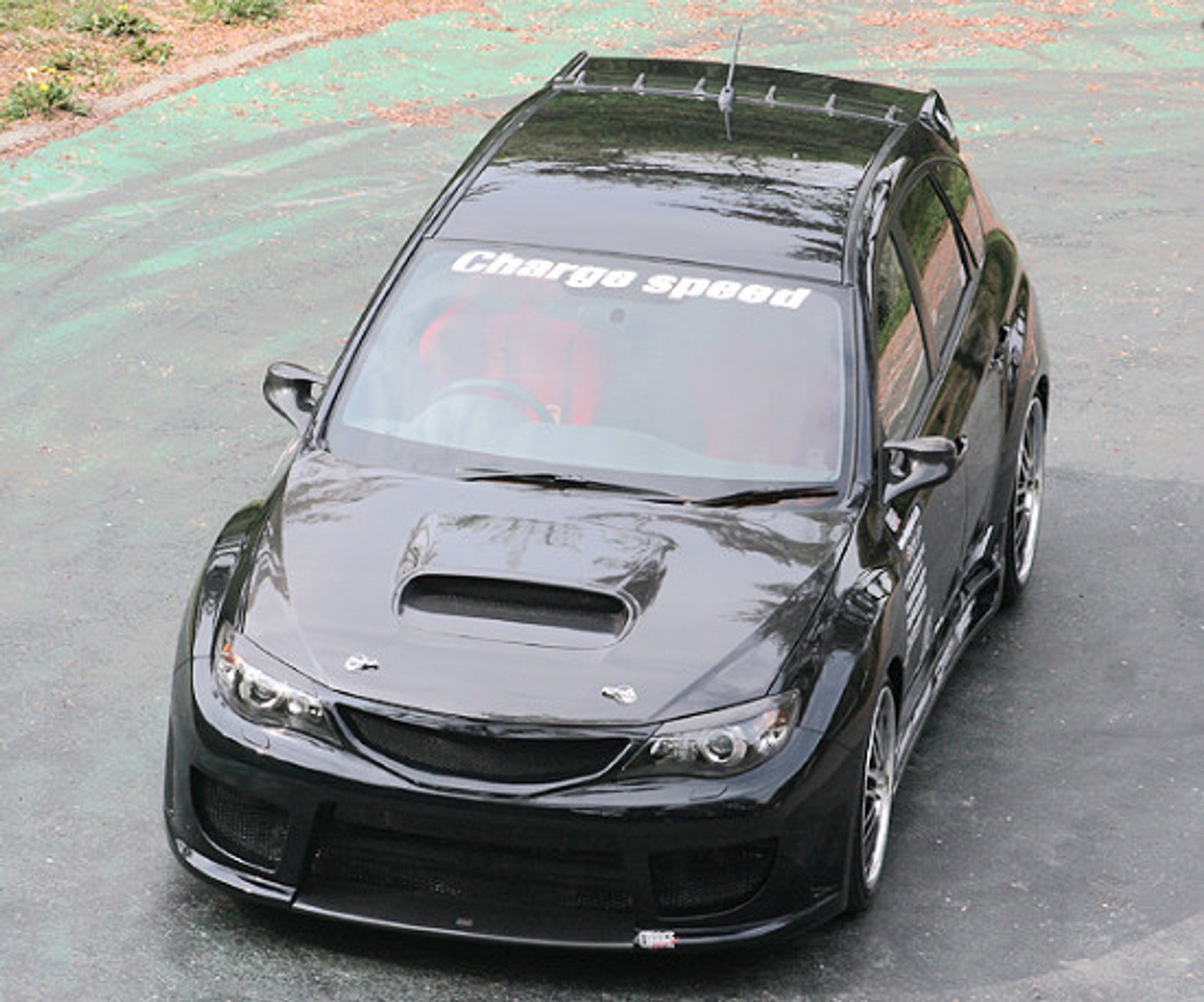 Charge Speed 2008-2014 Subaru Impreza GH/ All WRX GR-B Hatchback And GV STI 4 Door OEM Hood Carbon