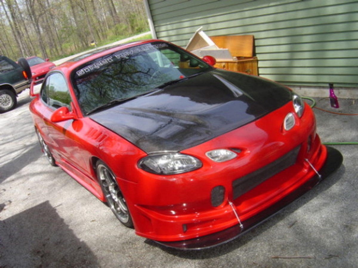 AC945HCI - Advan Intruder Design 1998-2003 Ford Escort ZX-2 Intruder Carbon Fibe Hood