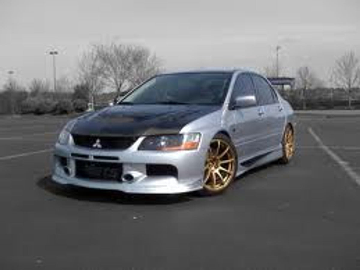AC424HCM - Advan Monster Design 2002-2007 Mitsubishi Evo 7, 8 & 9 Carbon Hood