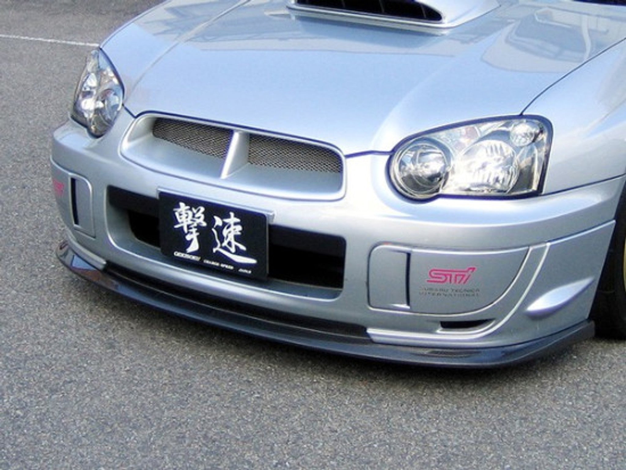 Charge Speed 2004-2005 Subaru Impreza GD-B Peanut Eye Latter Model BottomLine Type-1 FRP Front Lip