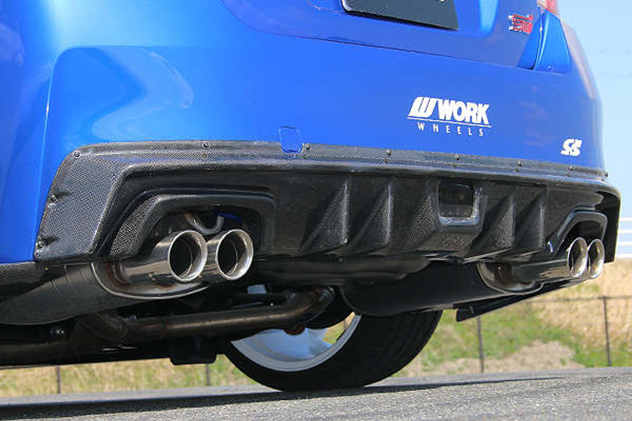 Charge Speed 2015-2021 Subaru WRX STi 4 Doors Sedan VA/ S4Carbon Rear Diffuser Cowl