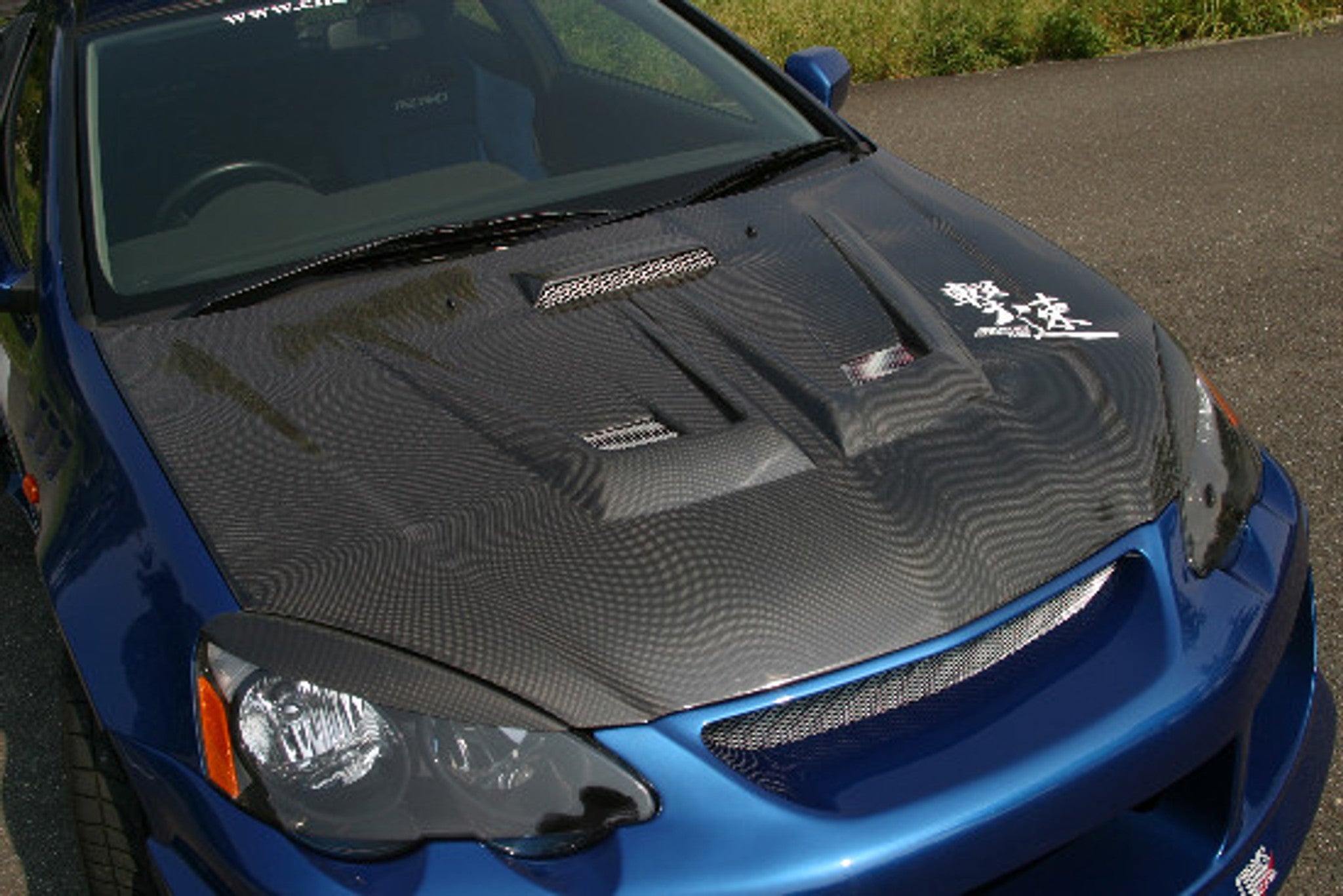 Charge Speed 2002-2006 Acura RSX DC-5 Carbon Vented Hood