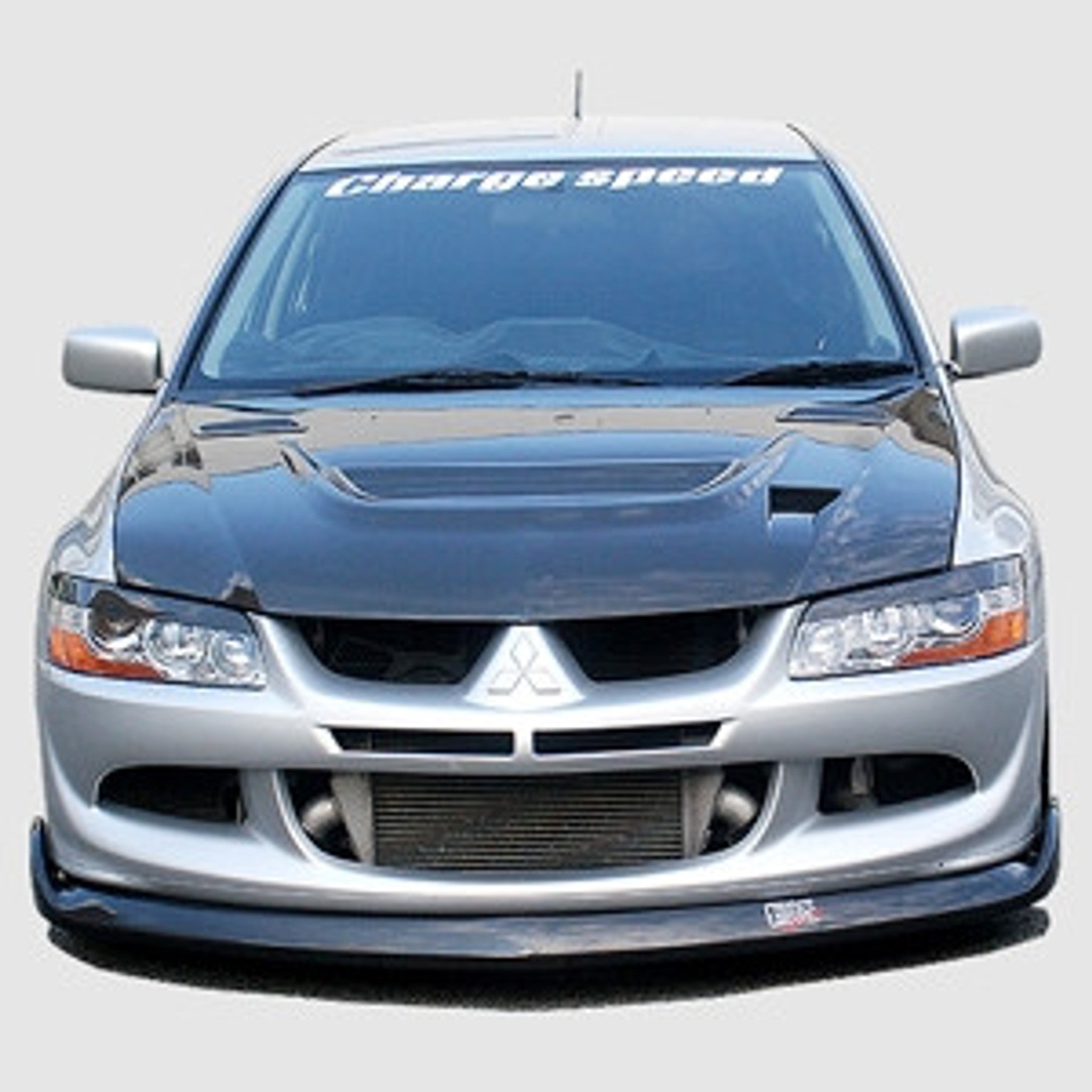 Charge Speed 2003-2005 Mitsubishi Lancer Evo VIII Bottom Line Front Lip FRP