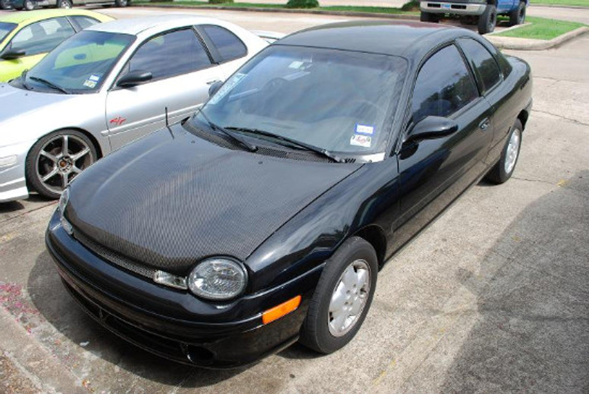 AC730HCB - Advan Bulge Design 1995-1999 Dodge Neon Carbon Fiber Hood