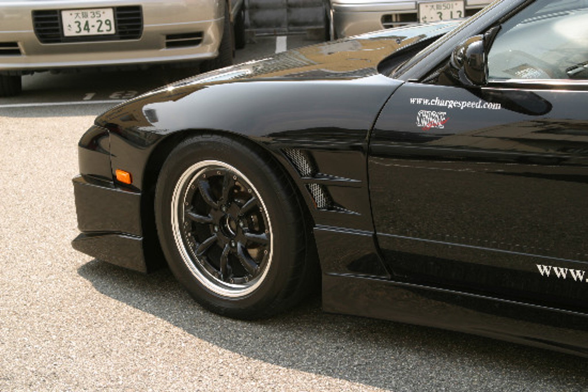 Charge Speed 1989-1994 Nissan 240SX RPS-13 Flip Light 20mm Widebody Front Fenders