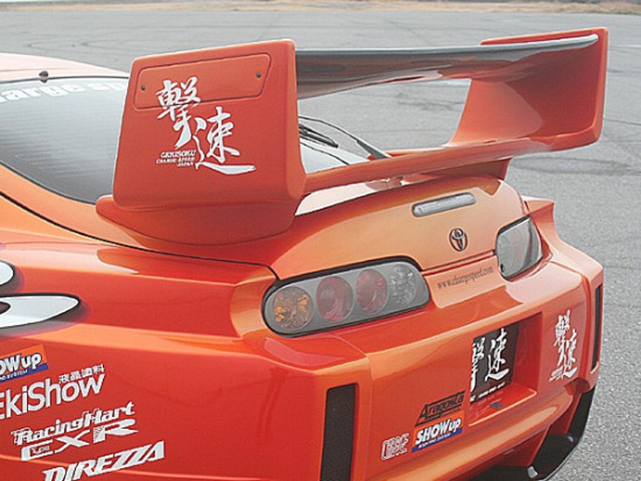 Charge Speed 1993-1998 Toyota Supra JZA-80 Super GT Wing With Carbon Top (Japanese FRP/ CFRP)