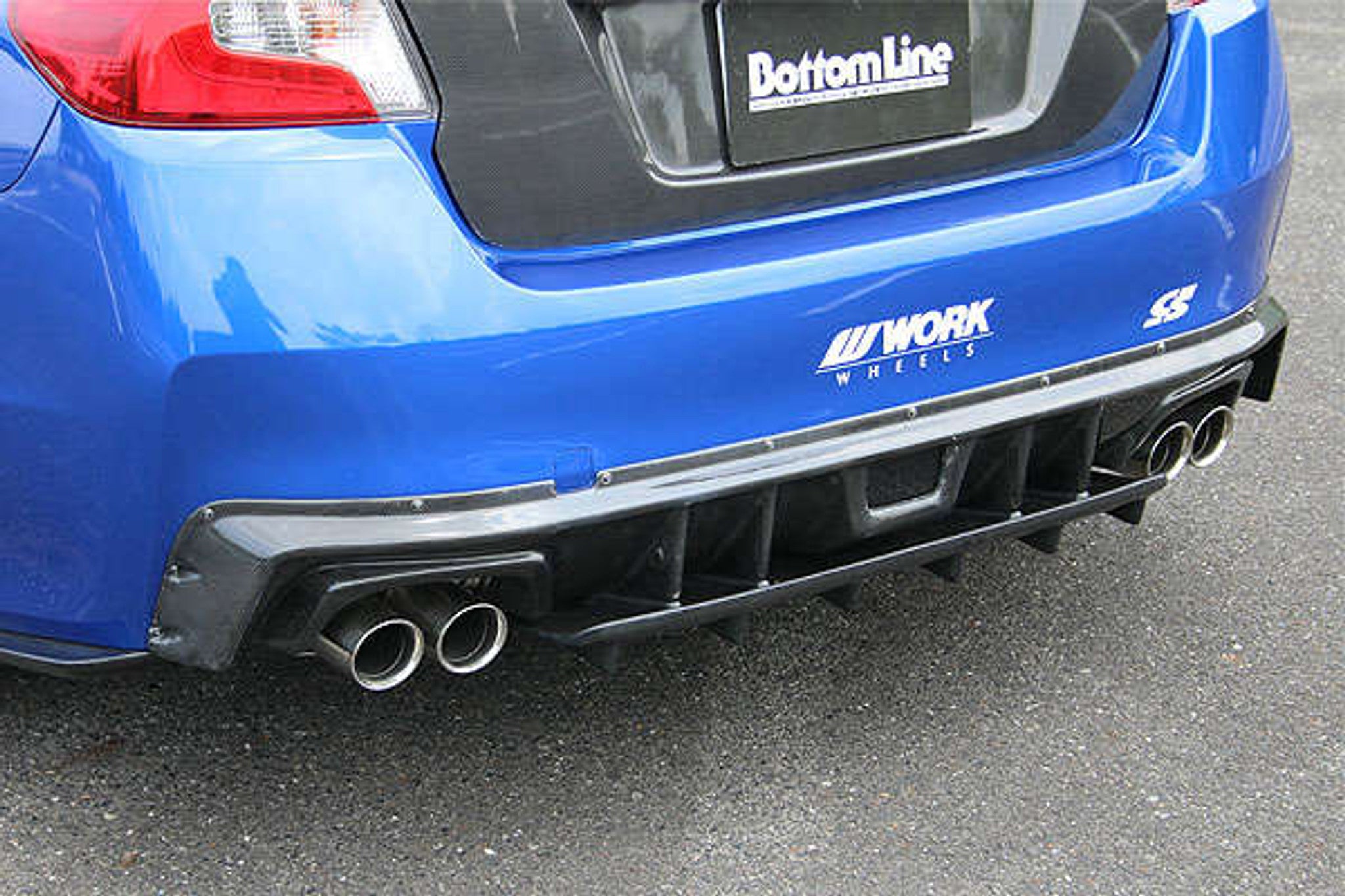 Charge Speed 2015-2021 Subaru WRX STi Carbon Rear Under Plate for Charge Speed Rear Diffuser Only With Use of OEM Rear Bumper