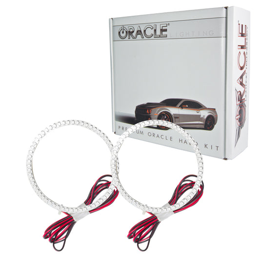 Oracle Lighting LED fog halo kit in white for Toyota Tundra 2007-2013, showing the halo rings and fog light installation.