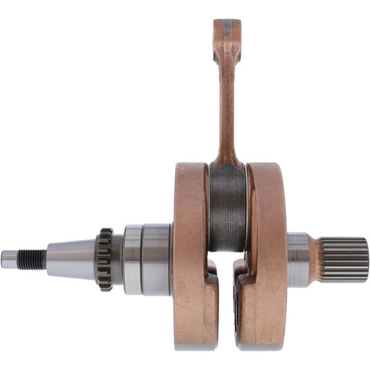 Hot Rods 10-17 CRF 250 R Stroker Crankshaft showing polished metal crankshaft components for motorcycle engine performance.