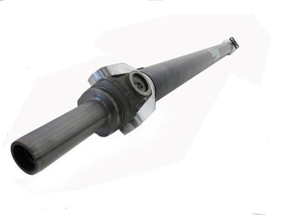 Carbon fiber driveshaft for 2012 Scion FR-S, Subaru BRZ, Toyota GT86 by Driveshaft Shop, showing the 2.75-inch one-piece shaft.